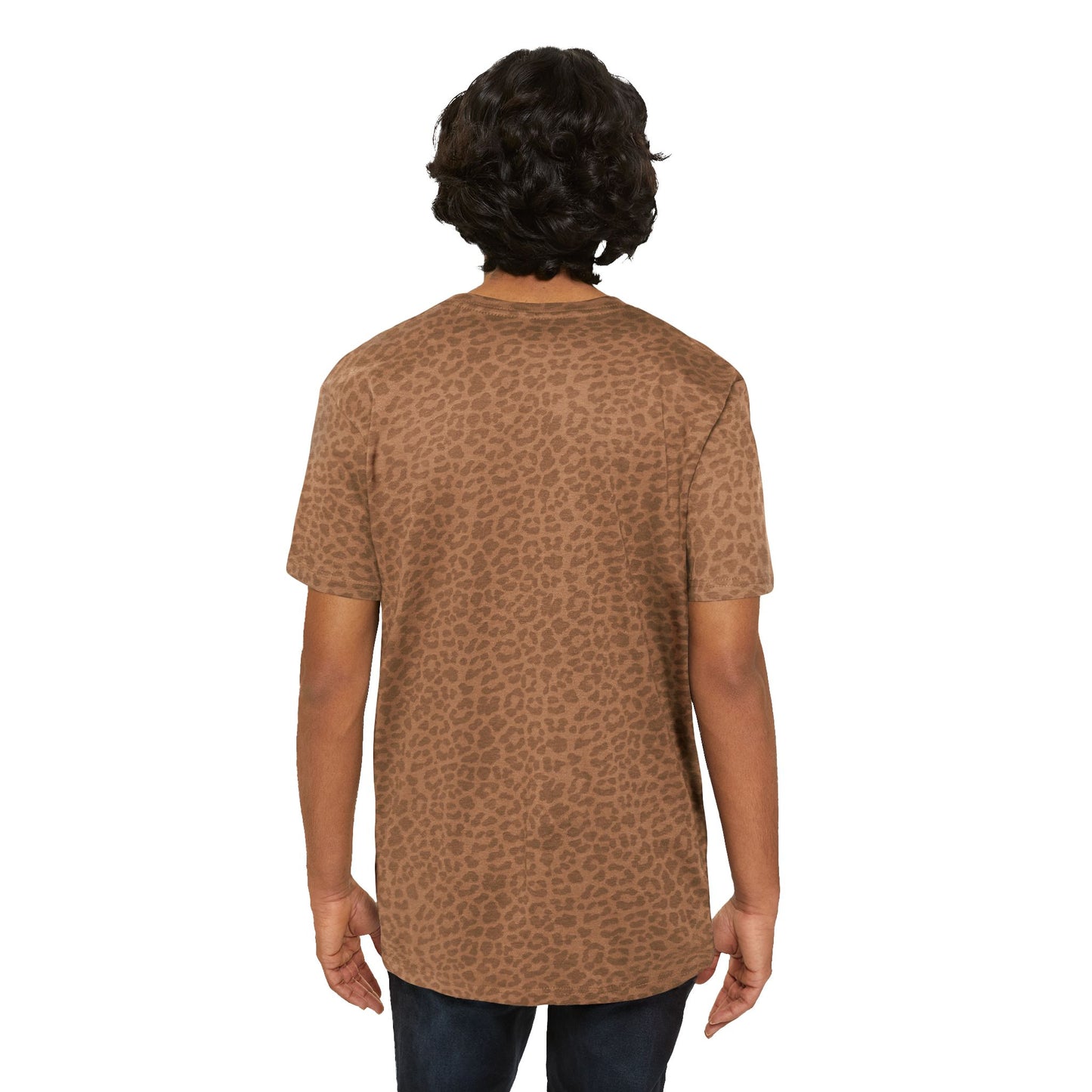 Trench Merch Crown Leopard Print Tee, Casual Statement Shirt, Urban Fashion Top, Gift for Him, Everyday Wear