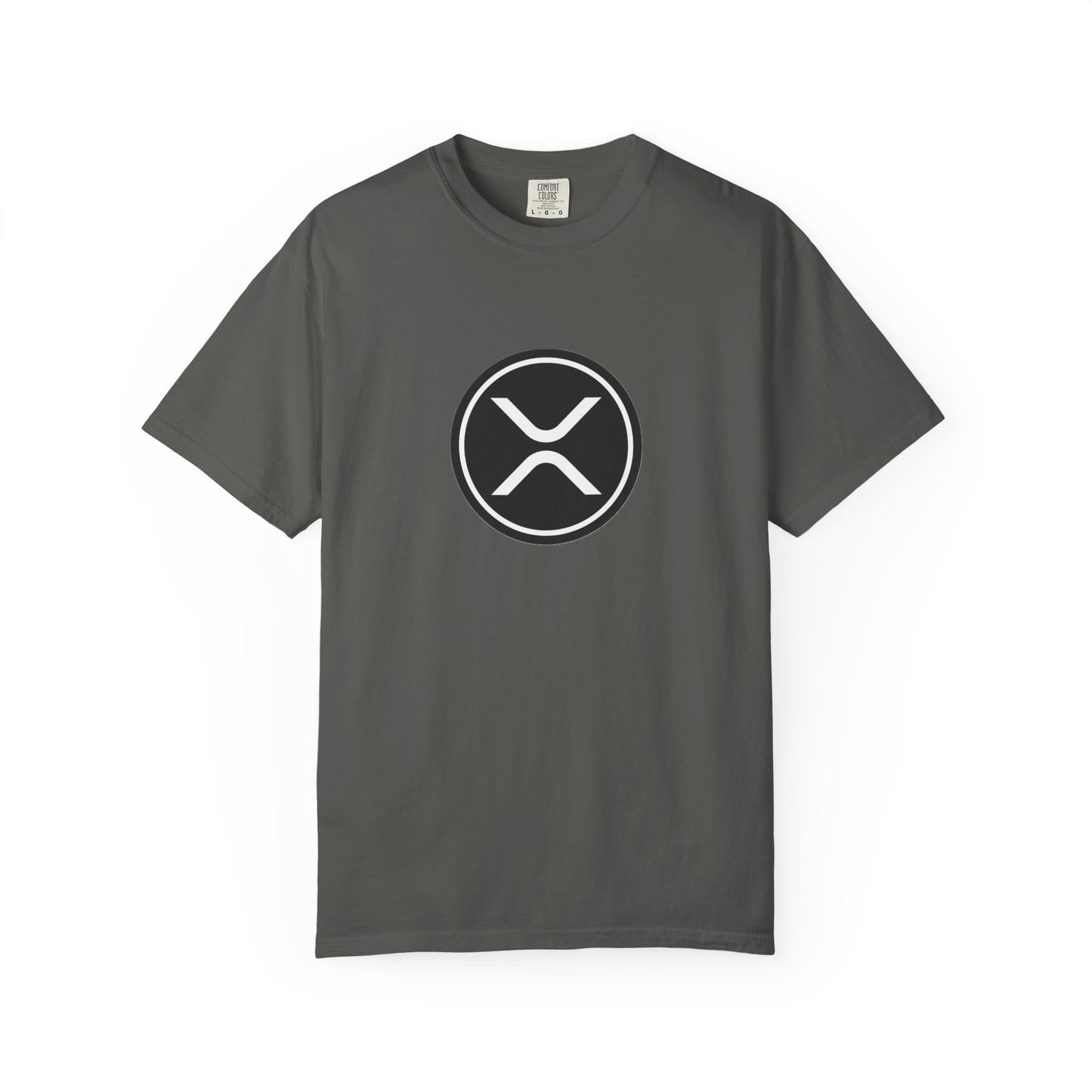 XRP Unisex Garment-Dyed T-Shirt with Minimalist Logo, Stylish Casual Wear, Perfect for Gifts, Everyday Comfort, Cool Streetwear