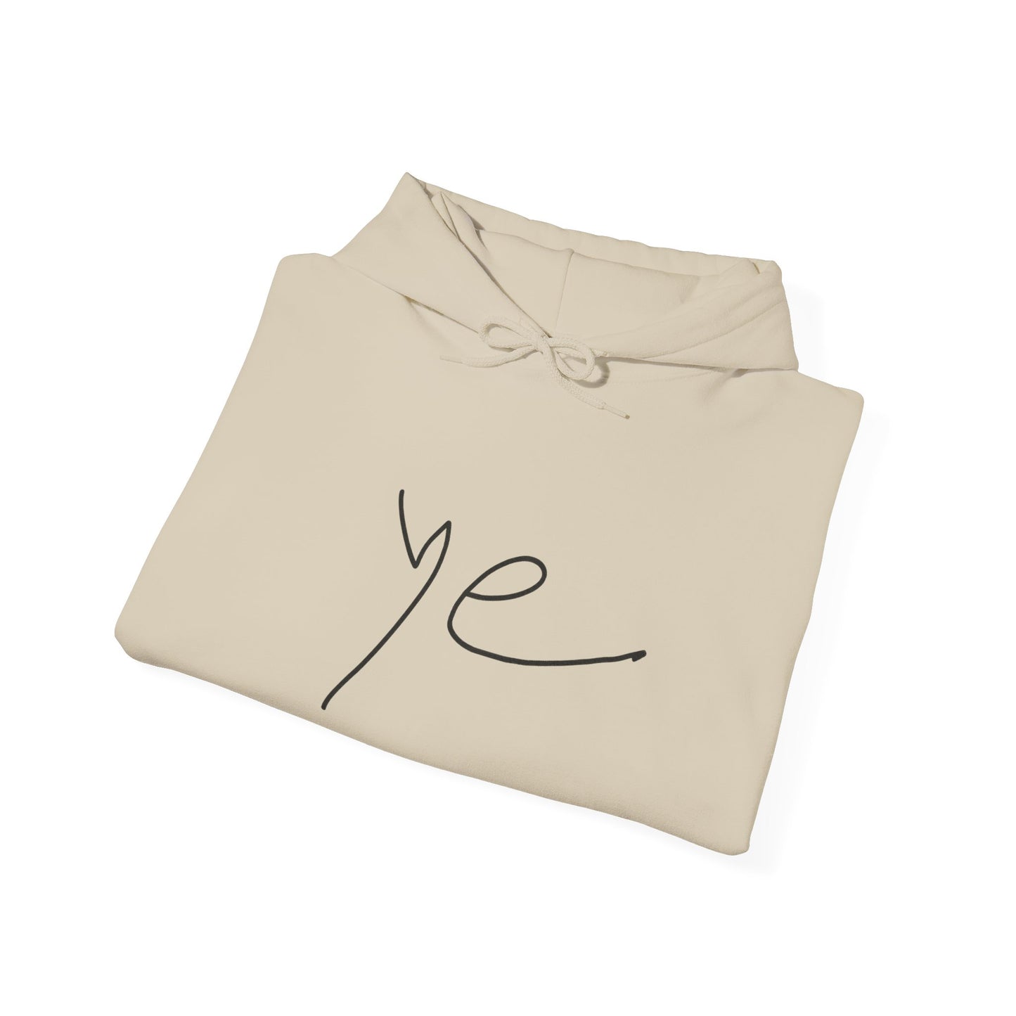 Ye 7BN Minimalist Unisex Hooded Sweatshirt, Casual Streetwear, Gift for Fans, Cozy Layering, Everyday Style, Unique Graphic Hoodie