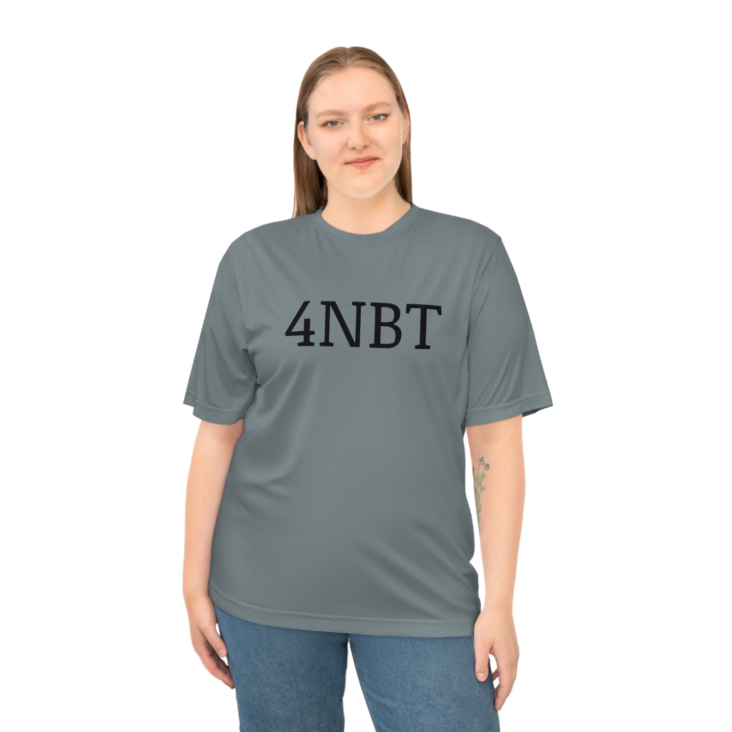 4NBT Unisex Performance T-Shirt, Workout Top, Casual Tee, Gift for Fitness Lovers, Athletic Apparel, Everyday Wear