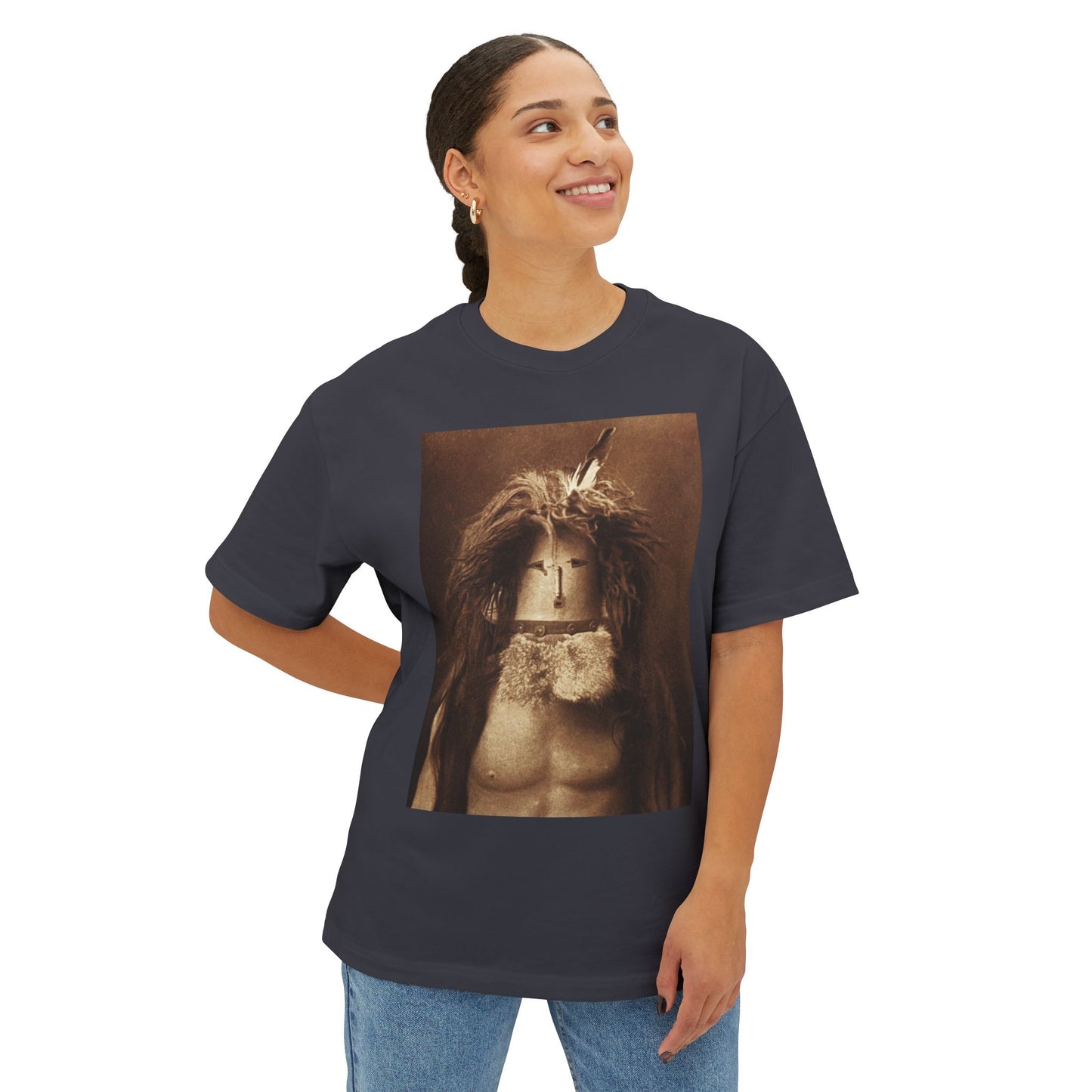 Artistic Oversized Graphic Tee | Yei Style T-Shirt, Unisex Casual Wear, Festival Fashion, Unique Art Top, Statement Piece