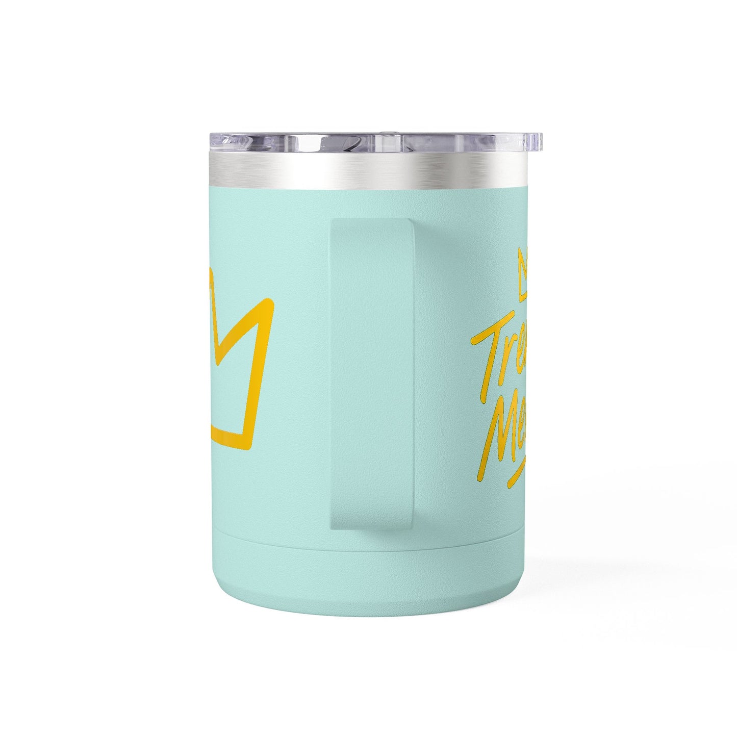Trench Merch Crown Coffee Mug Tumbler, Perfect for Beach Lovers, Gifts for Friends, Summer Getaways, Adventure Travel, Crown Design