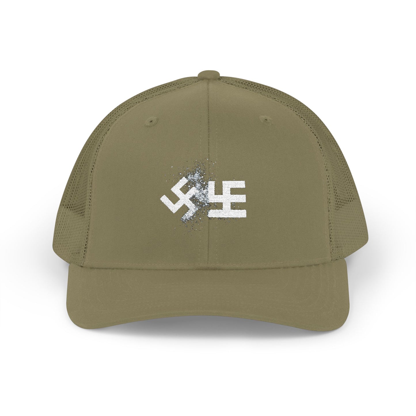Swasticoin Stylish Embroidered Snapback Trucker Cap - Trendy Hat for Outdoors, Casual Wear, Gift for Him or Her, Adjustable, Unique Design