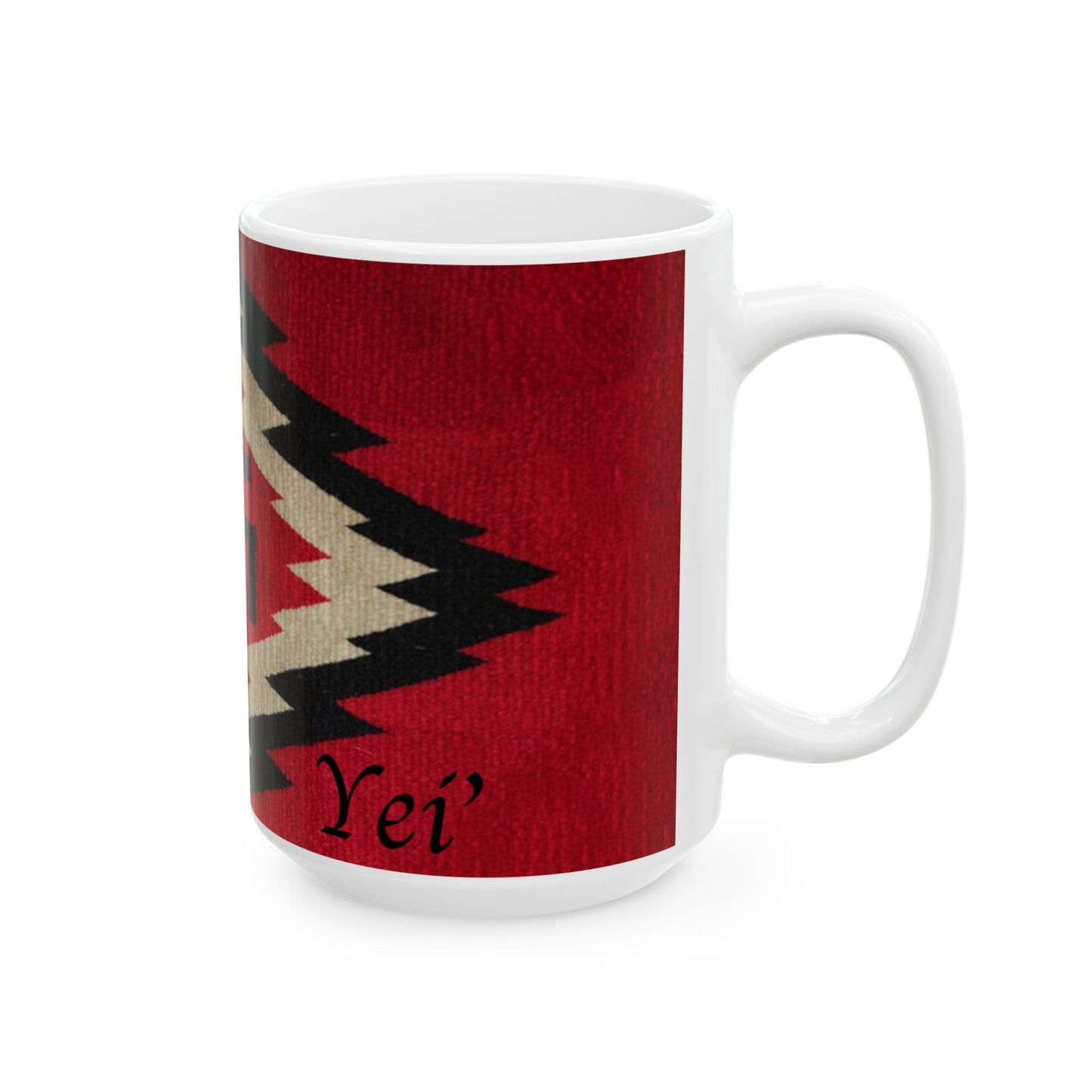 Yei Unique Ceramic Mug - Cultural Art Design, Perfect Gift for Coffee Lovers, Kitchen Decor, Personalized Mug, Handmade Drinkware