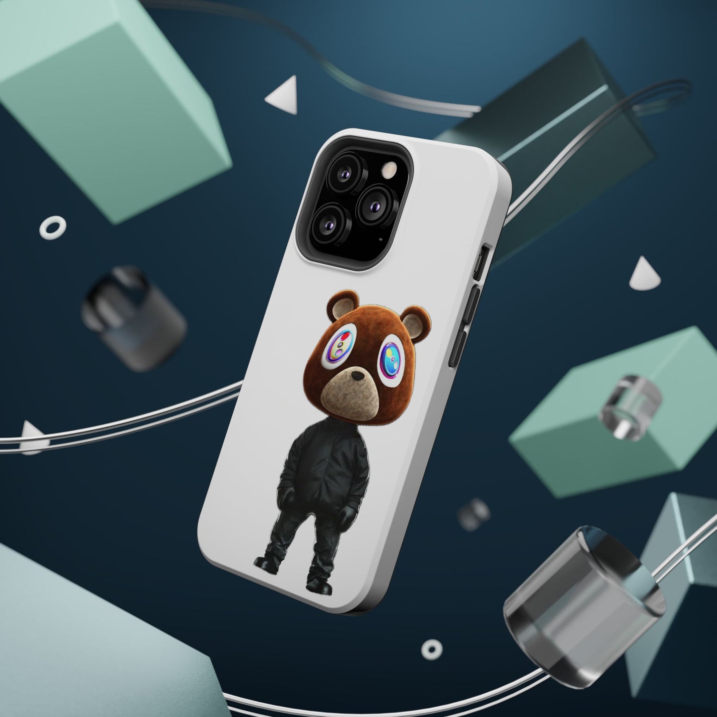 Ye Bear Character Magnetic Phone Cases, Fun Gift, Unique Phone Accessory, Trendy Tech, Personalized Style, Everyday Use