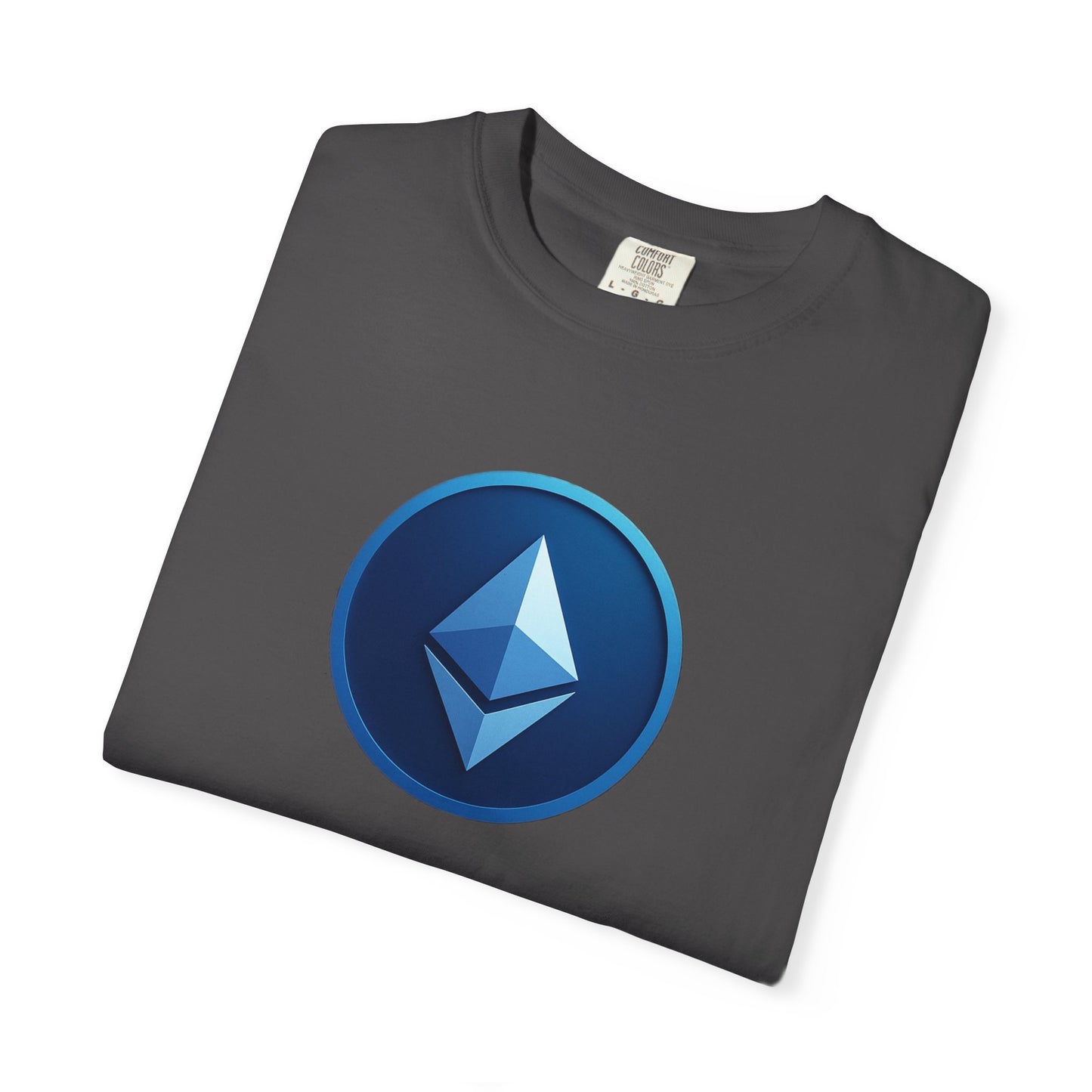 Ethereum Graphic T-Shirt, Unisex Casual Tee, Blockchain Apparel, Gamer Shirt, Crypto Gift, Stylish Streetwear