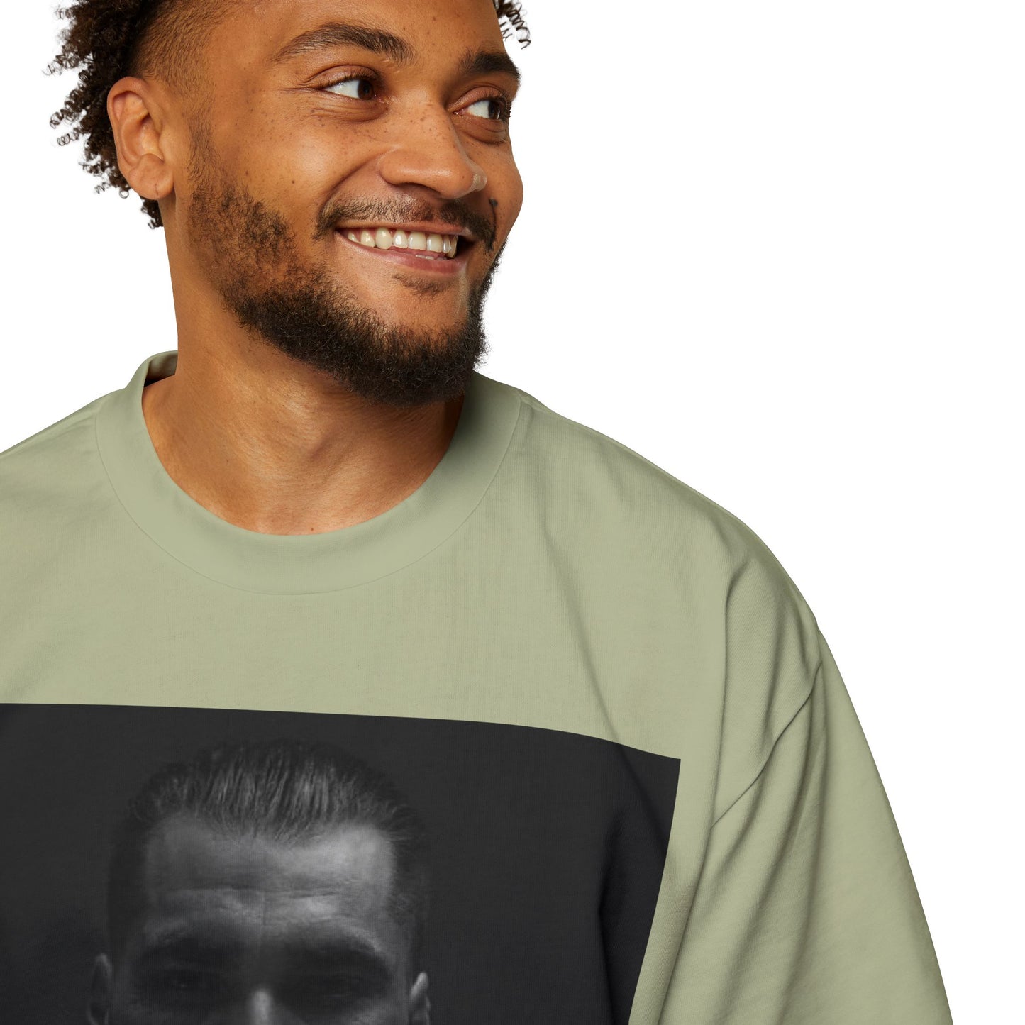 GIGA Stylish Men's Oversized Tee for Comfort Lovers, Casual Wear, Street Style, Gift for Him, Trendy Tee with Gigachad Design