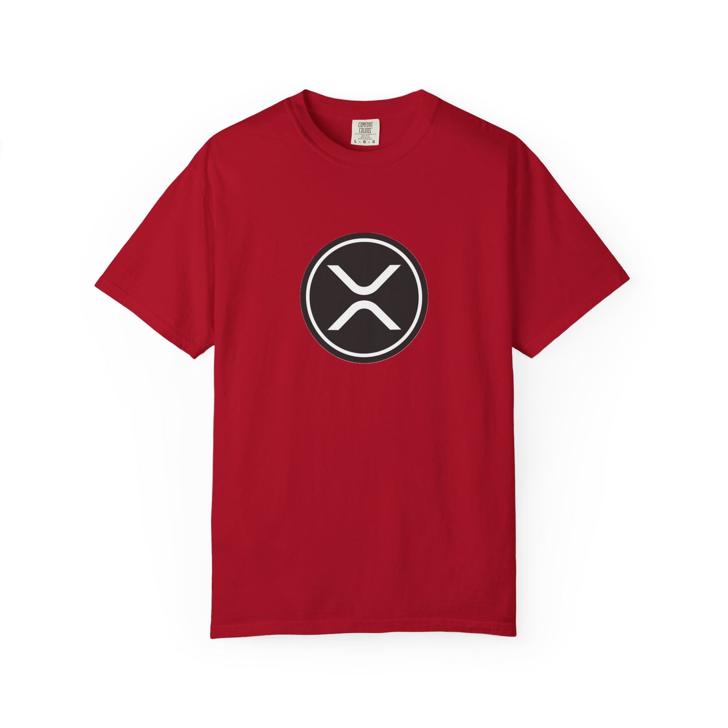 XRP Unisex Garment-Dyed T-Shirt with Minimalist Logo, Stylish Casual Wear, Perfect for Gifts, Everyday Comfort, Cool Streetwear