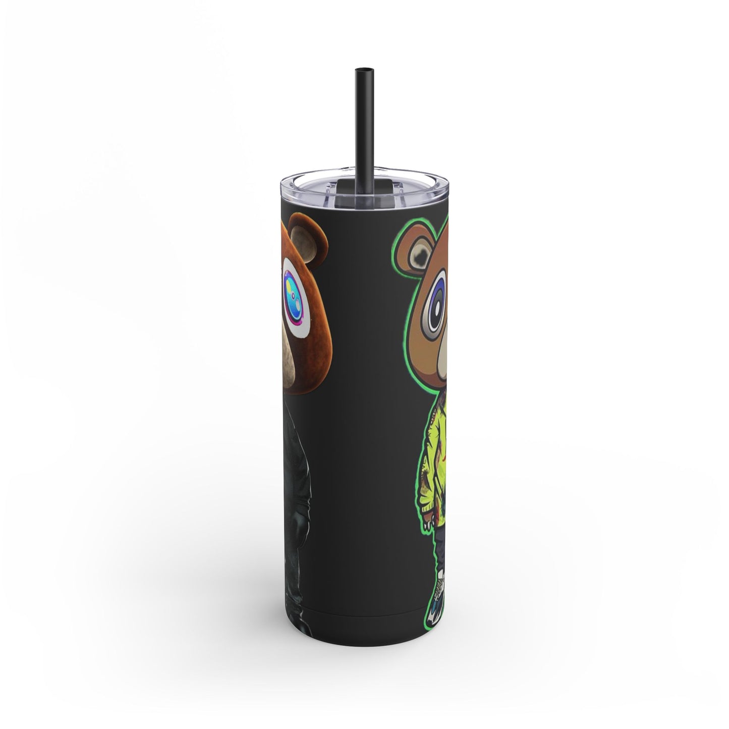 Ye Bear Tumbler, Cute Cartoon Drinkware, Funny Gift for Fans, Perfect for Birthdays & Holidays, 20oz Skinny Cup