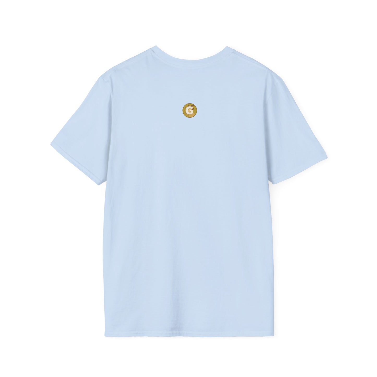 Golden Goat Unisex Softstyle T-Shirt | Cute Goat Tee for Animal Lovers, Birthday Gift, Casual Wear, Farmhouse Decor, Nature Fans