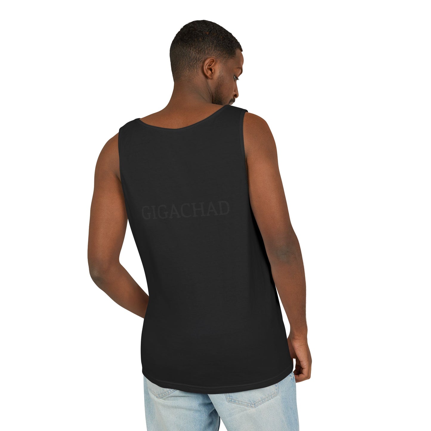 GIGA Unisex Garment-Dyed Tank Top, Summer Apparel, Funny Graphic Tee, Workout Wear, Unique Gift Idea, Casual Outfit