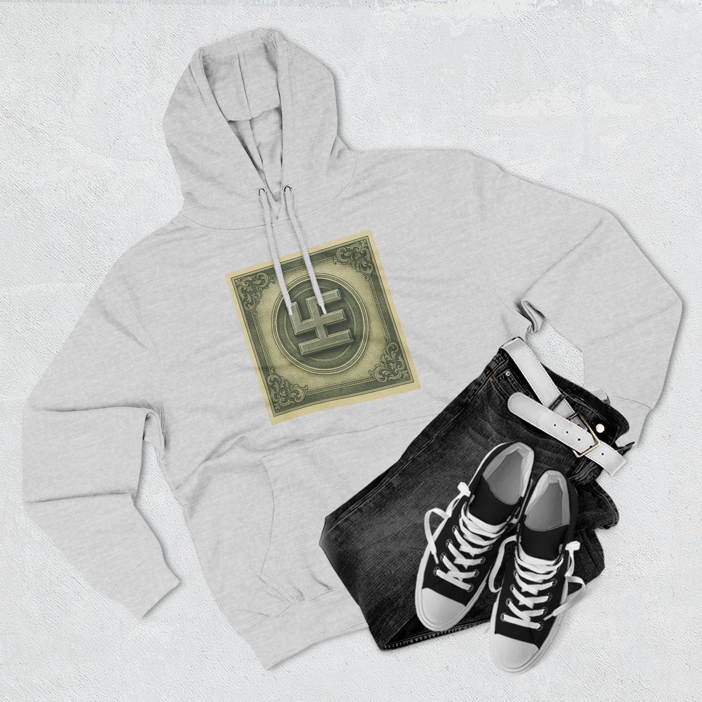 Swasticoin Cozy Three-Panel Fleece Hoodie - Ideal for Casual Days, Layering, and Gift Giving | Perfect for Home, Travel, and Outdoor Use