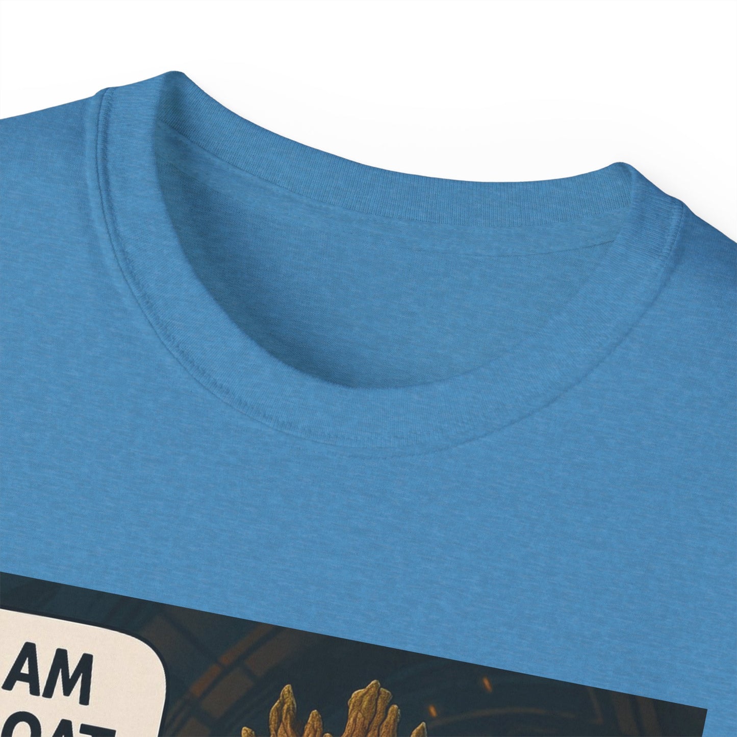 Goat Graphic Tee for Fans of Humor, Perfect Gift for Birthdays, Casual Wear, Geeky Apparel, I AM GOAT Theme