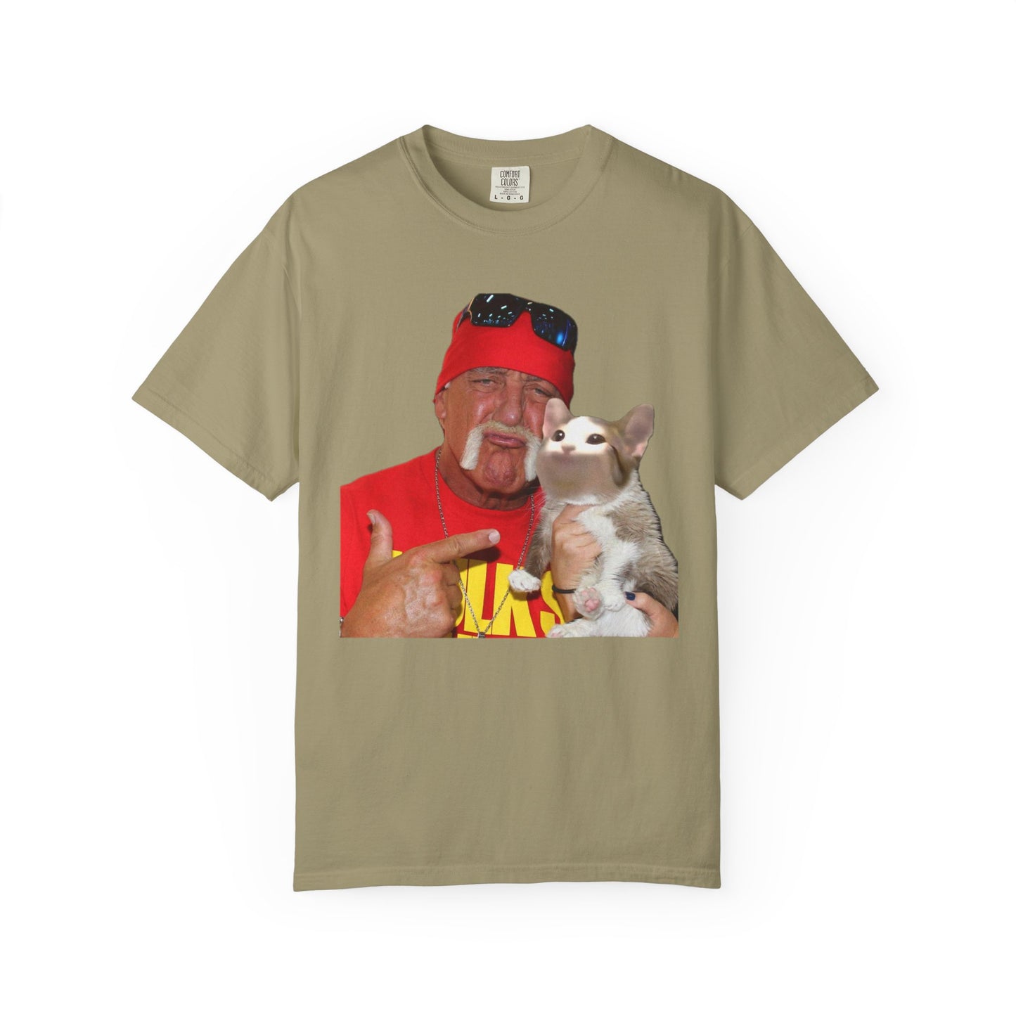 POPCAT Hilarious Unisex T-Shirt: Perfect for Dads, Pet Lovers, Gifts, Funny Apparel, Casual Wear, Cat Lovers
