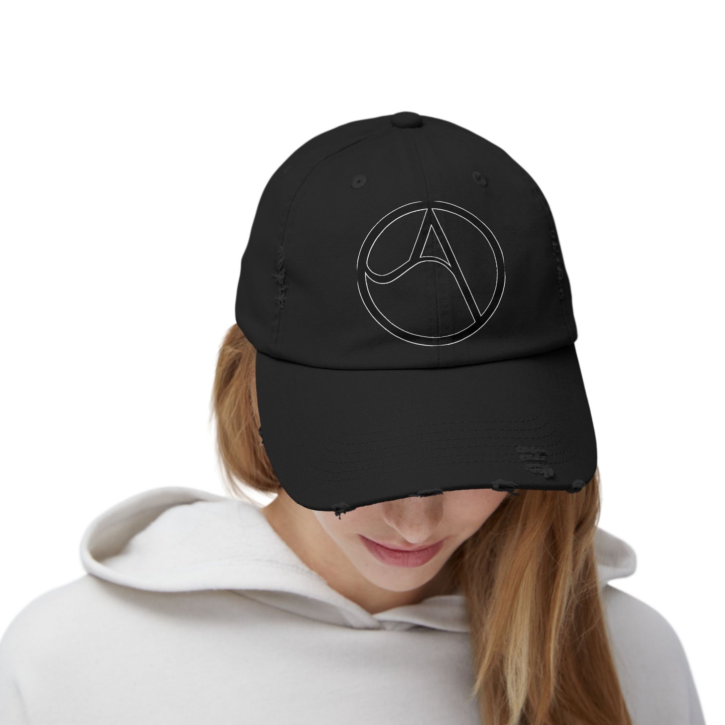 @ye Trendy Unisex Distressed Cap, Casual Hat, Vintage Style, Adjustable Dad Hat, Gift for Him or Her, Everyday Wear