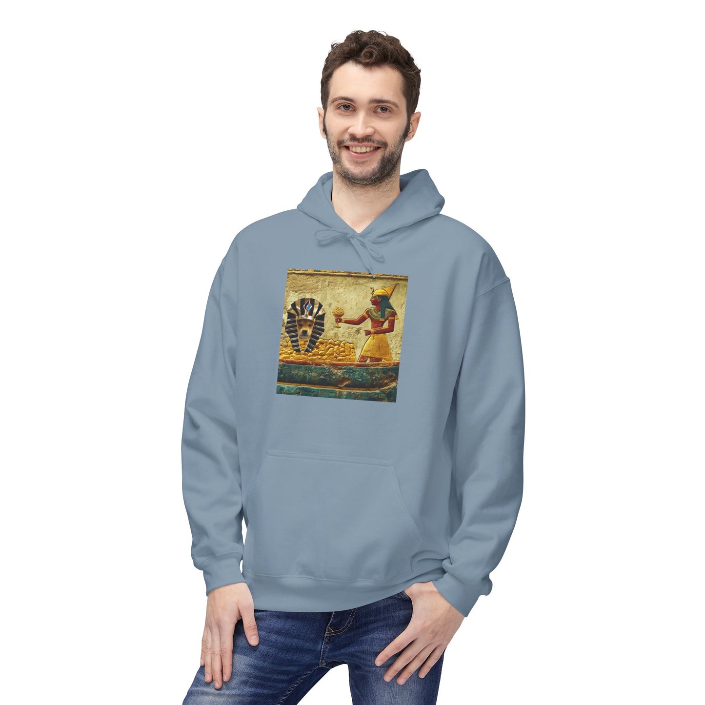 WIF Art Hoodie, Cozy Fleece Pullover for Art Lovers, Unique Gift for Creative Souls, Perfect for Casual Wear, Art-Inspired Fashion