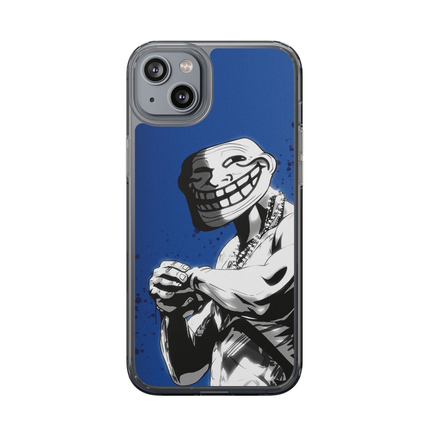TROLL Clear Cases with Bold Graphic Design, Awesome Phone Accessories, Unique Gifts, Cartoon Phone Covers, Trendy Tech Gear