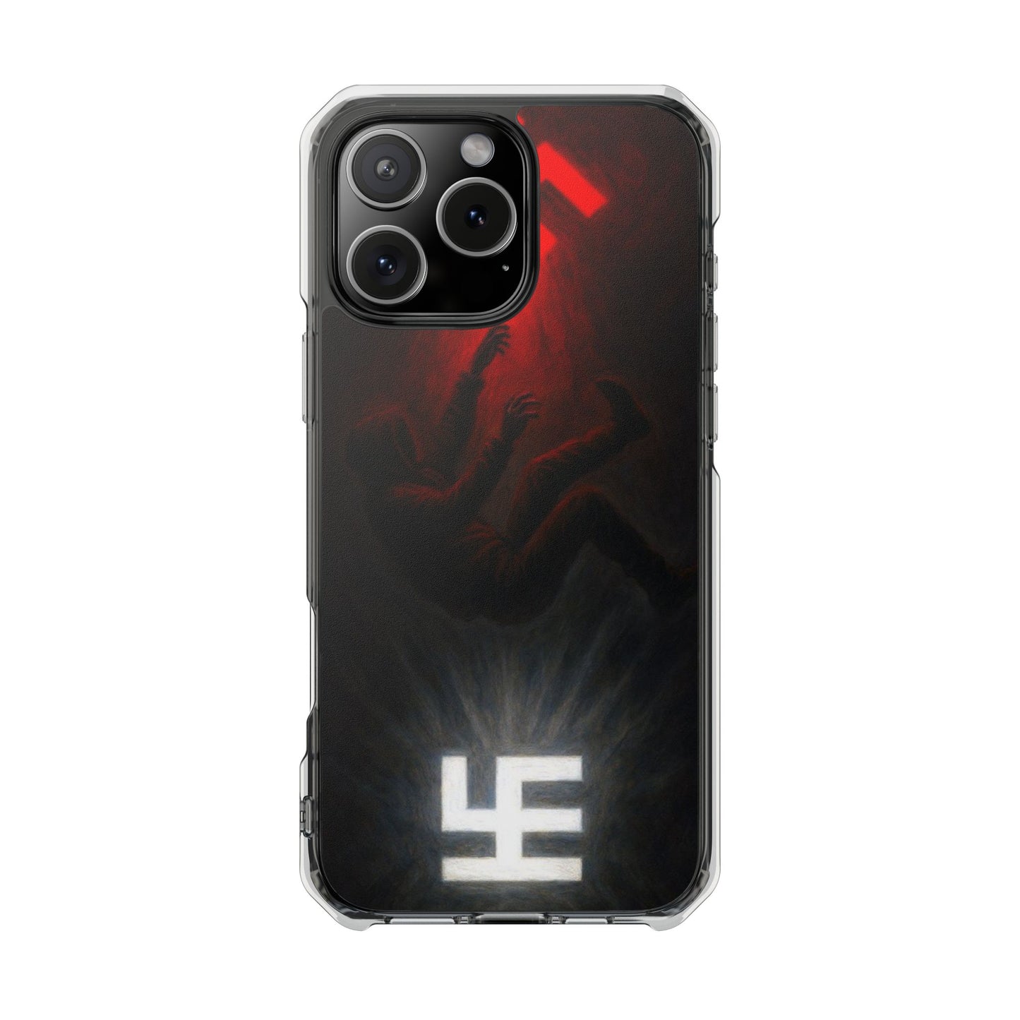 Swasticoin Dynamic Magnetic Phone Case, Unique Design, Rugged Protection, Smartphone Accessories, Personalized Gifts, Tech Enthusiasts