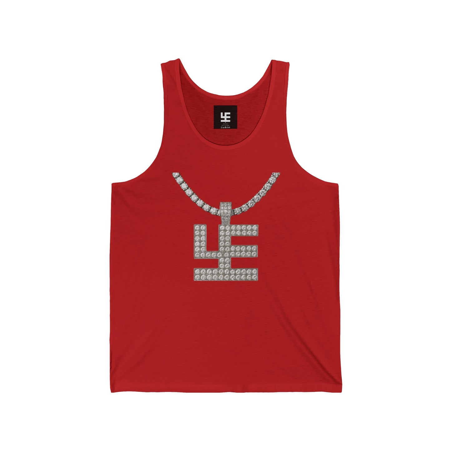 Swasticoin Stylish Unisex Jersey Tank | Casual Summer Wear, Festival Outfit, Graphic Tee for Beach Days, Music Events, Workout Gear