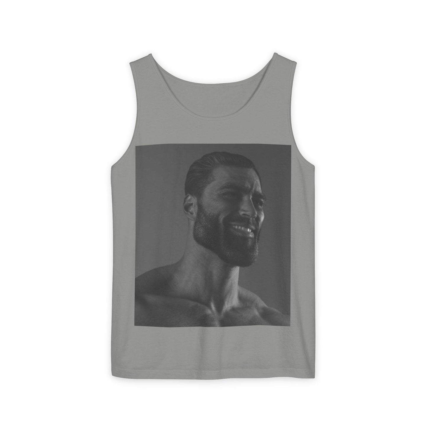 GIGA Unisex Garment-Dyed Tank Top, Summer Apparel, Funny Graphic Tee, Workout Wear, Unique Gift Idea, Casual Outfit