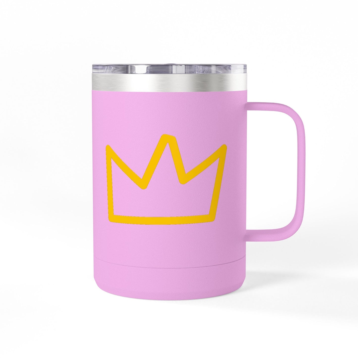 Trench Merch Crown Coffee Mug Tumbler, Perfect for Beach Lovers, Gifts for Friends, Summer Getaways, Adventure Travel, Crown Design