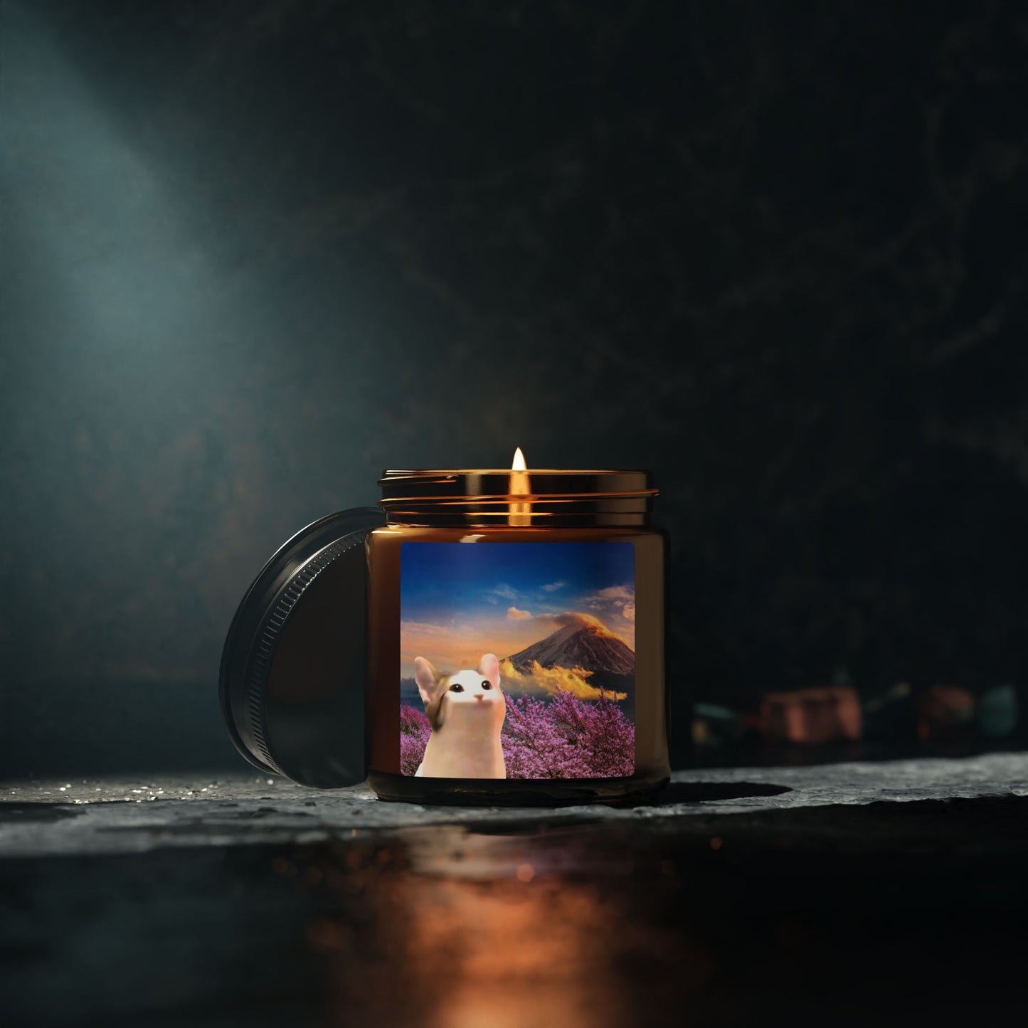 POPCAT Charming Scented Soy Candle, Cozy Ambiance, Candle Gift, Home Decor, Relaxation, Aromatherapy