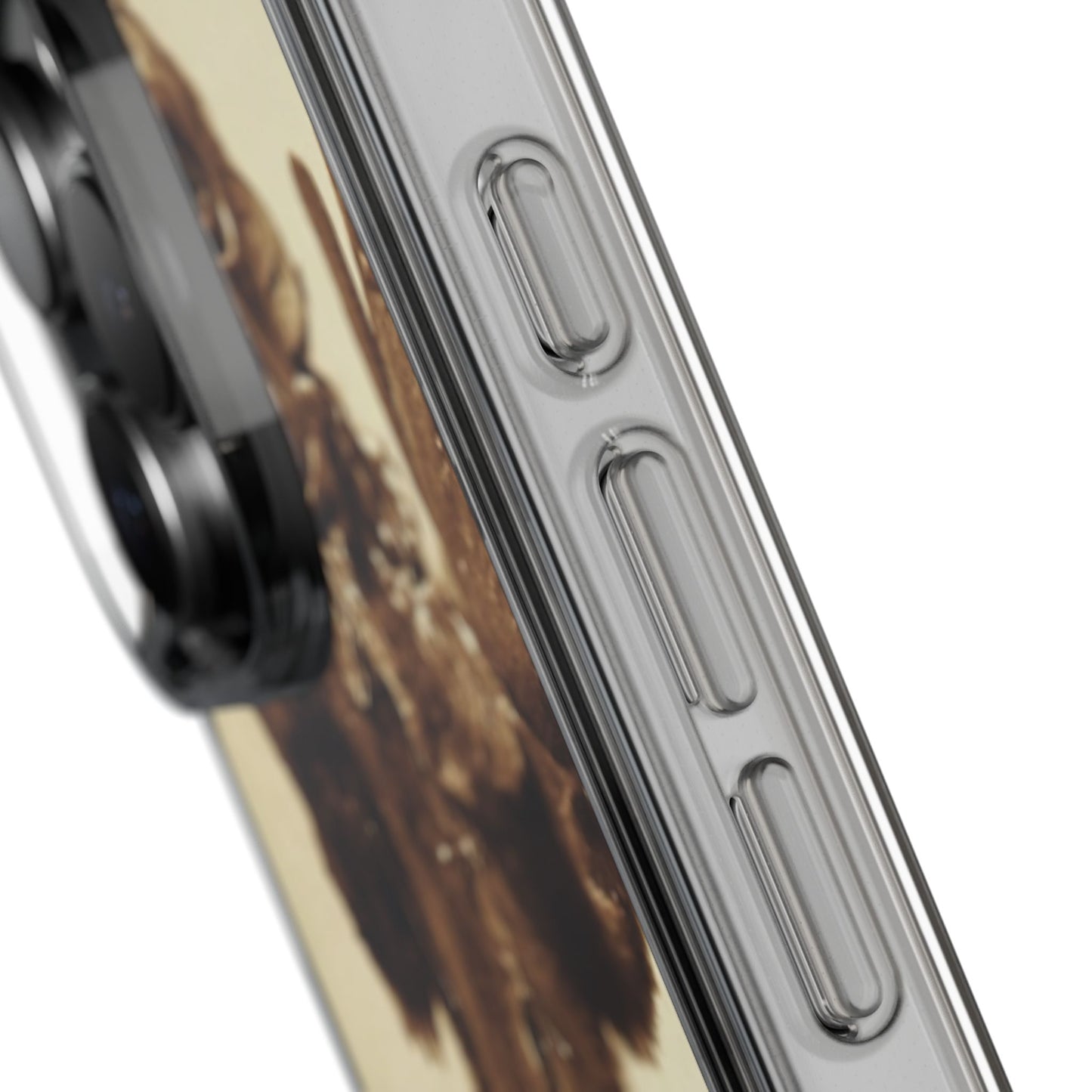Yei Vintage Monster Clear Phone Case, Unique Phone Cover, Halloween Gift, Retro Style Case, Fun Accessories
