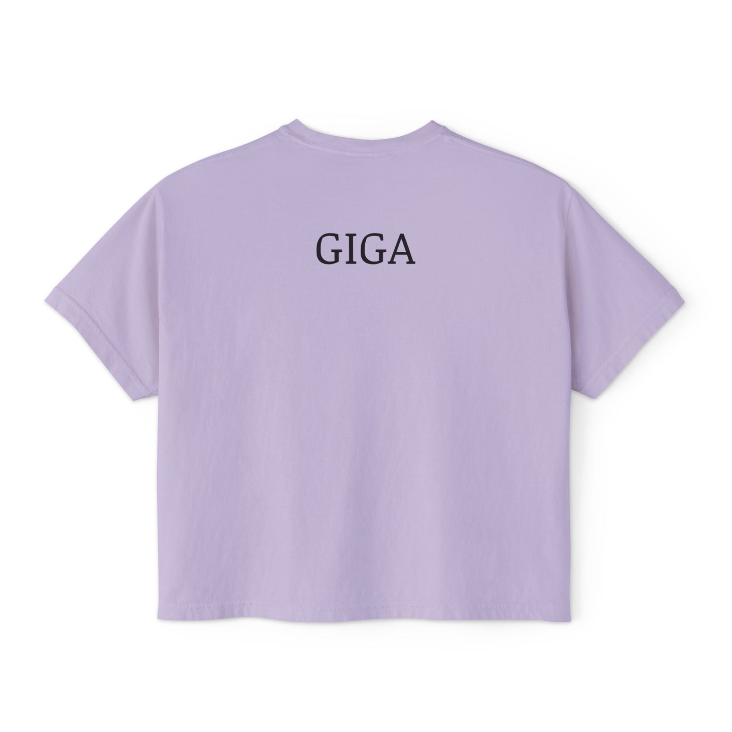 GIGA Empowerment Women's Boxy Tee - Her Body My Choice, Feminist Top, Graphic Tee, Casual Wear, Gift for Activists