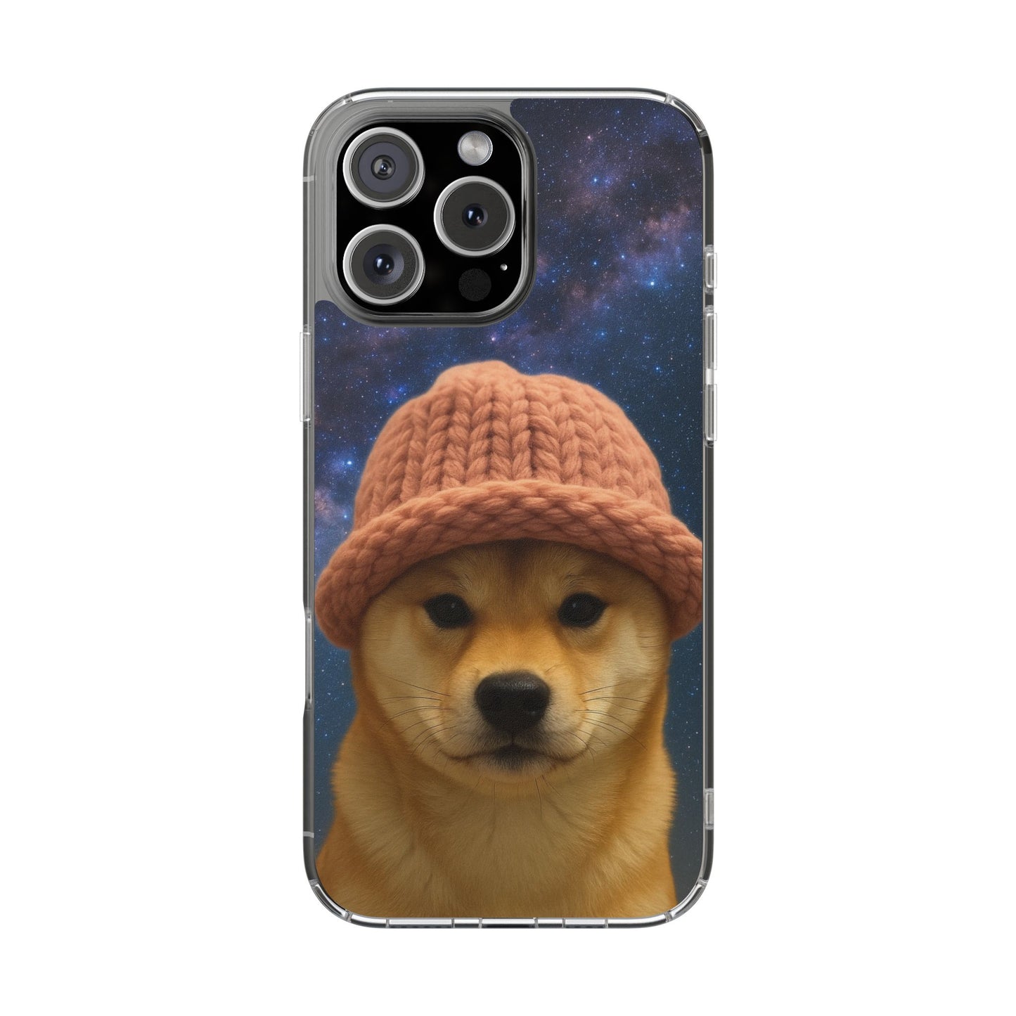 WIF Lovers Clear Phone Case, Cute Phone Cover for Animal Lovers, Pet Gift, Trendy Smartphone Accessory, Unique Dog Case