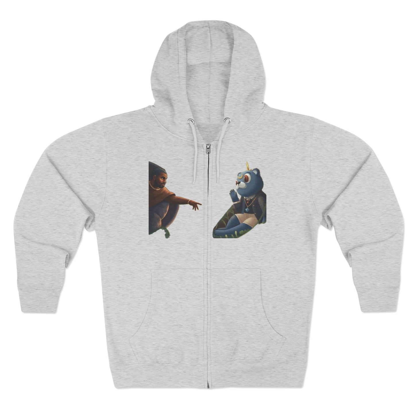 4NBT Unisex Graphic Zip Hoodie with Unique Designs, Cozy Casual Wear, Perfect Gift for Friends, Streetwear Essentials, Unisex Fashion Item