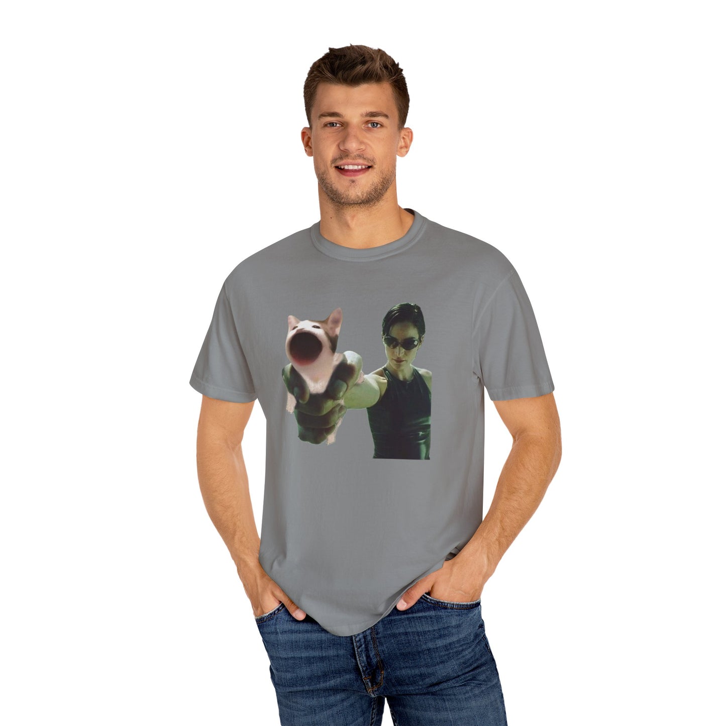 POPCAT Street Style Unisex T-Shirt | Vintage Graphic Tee, Casual Outfit, Gift for Friends, Meme Apparel, Conversation Starter