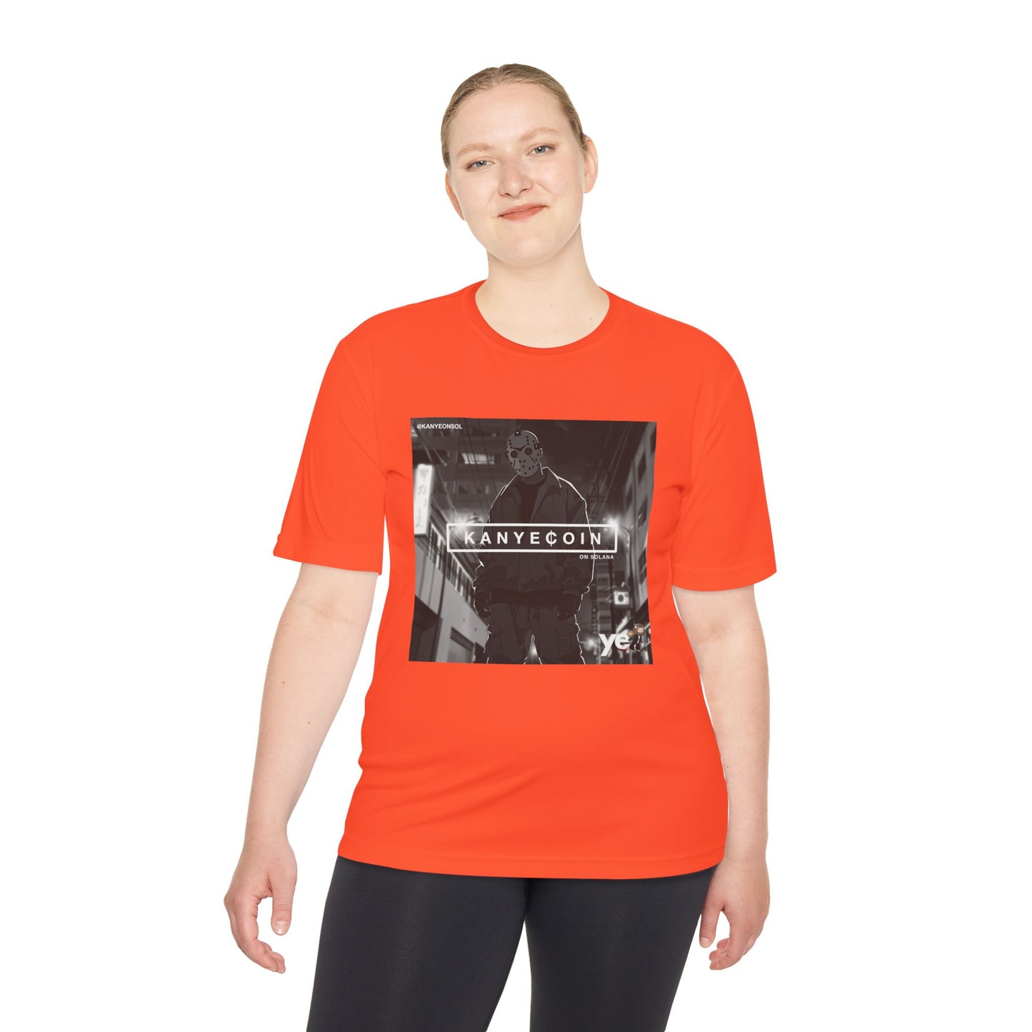 KANYECOIN Unisex Moisture Wicking Tee, Cool Graphic Tee, Music Lover Gift, Urban Style Shirt, Sportswear, Trendy Tee for Fans