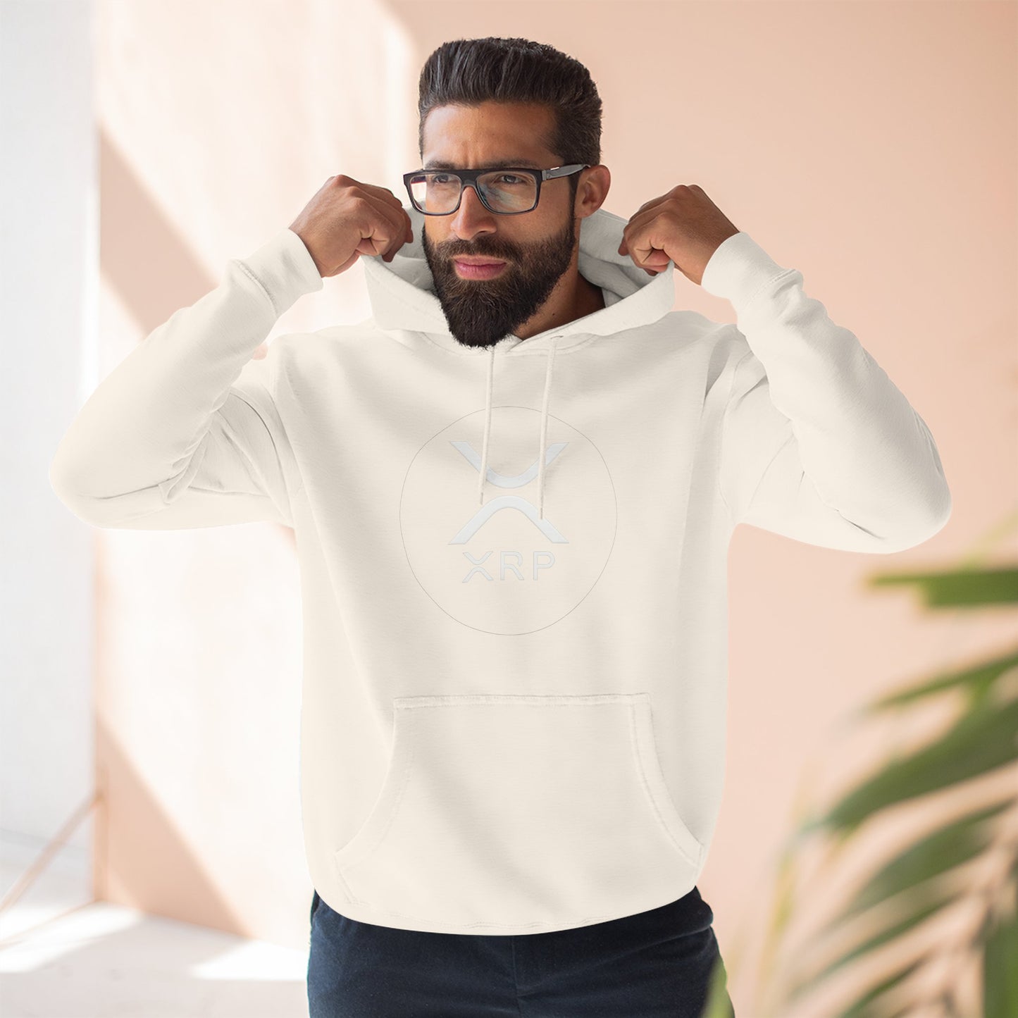 XRP Cozy Three-Panel Fleece Hoodie for Relaxed Casual Style, Perfect for Lounging, Gifting, Everyday Wear, and Cozy Nights