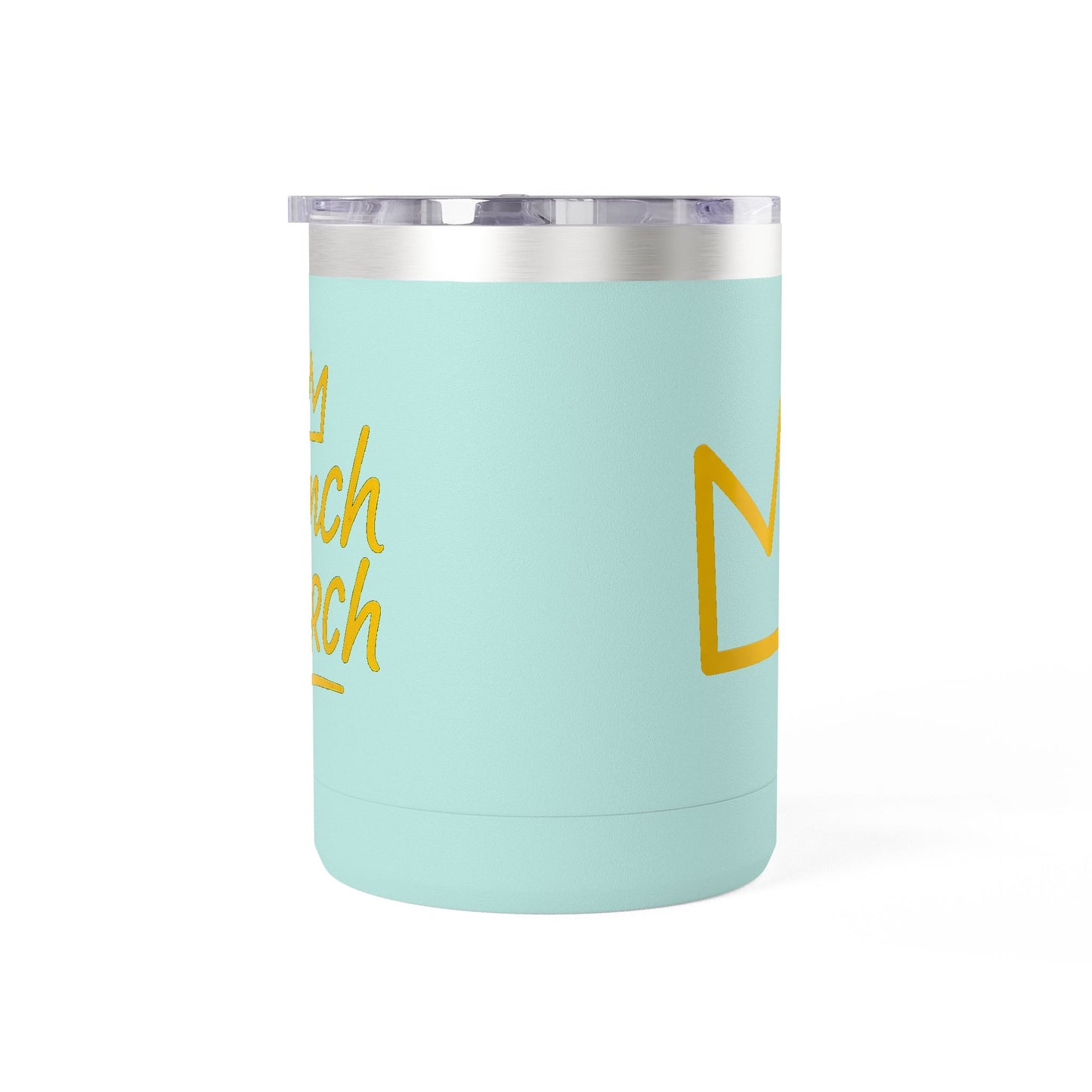 Trench Merch Crown Coffee Mug Tumbler, Perfect for Beach Lovers, Gifts for Friends, Summer Getaways, Adventure Travel, Crown Design
