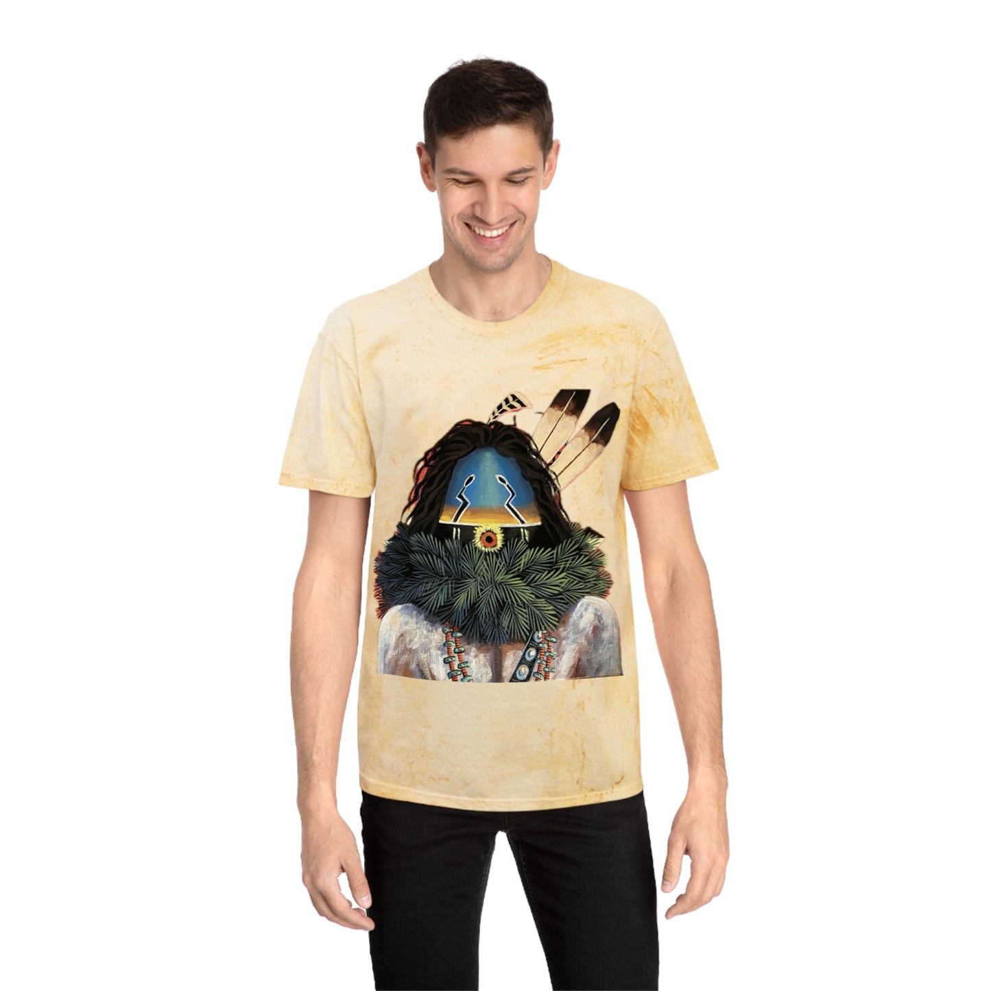 Vibrant Yei T-Shirt, Artistic Tee, Unisex Color Blast Shirt, Festival Fashion, Eco-Friendly T-Shirt, Unique Graphic Tee