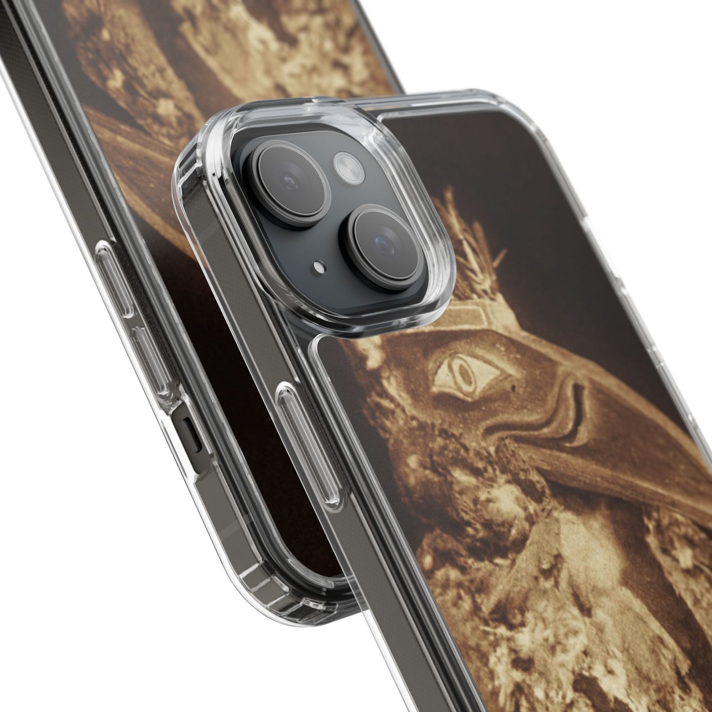 Yei Vintage Bird Design Clear Phone Case, Artistic Phone Accessories, Unique Gift for Nature Lovers, Eco-Friendly Tech Case, Stylish Protection