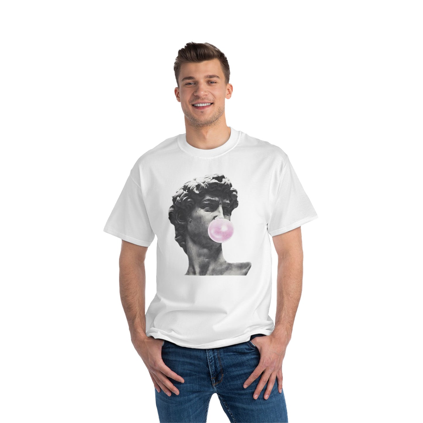 @ye Bubblegum Tee | Playful Art T-Shirt, Funny Graphic Shirt, Gift for Art Lovers, Statue Inspired Apparel, Unique Statement Top