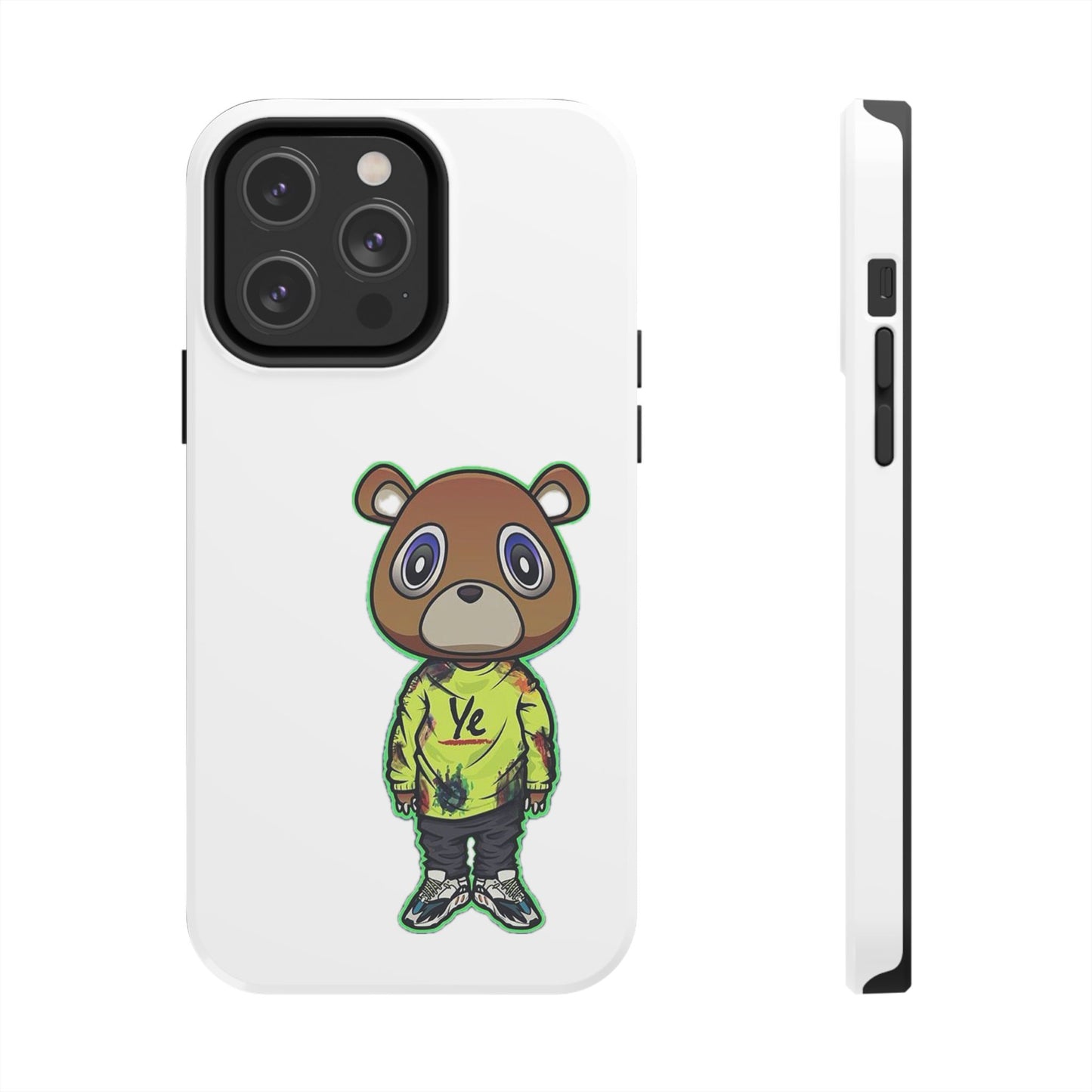 Ye Bear Tough Phone Cases with Cartoon Design - Unique Phone Cover, Durable Mobile Case, Cool Gift for Teens, Fun Accessory for Everyday Use
