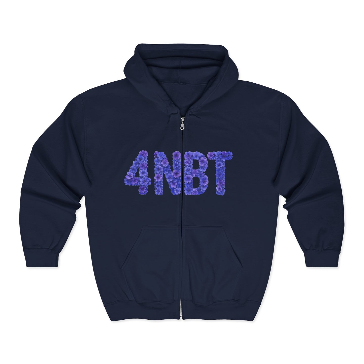 Colorful 4NBT Unisex Zip Hoodie | Casual Wear, Gift, Streetwear, Cozy Layering, Spring Fashion
