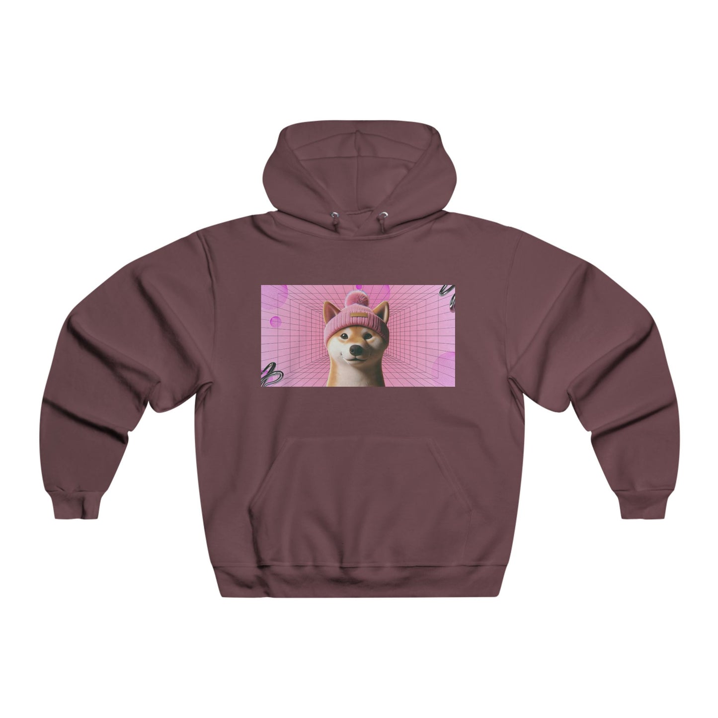 WIF Whimsical Hoodie, Cozy Animal Sweatshirt, Funny Graphic Pullover, Gift for Cat Lovers, Cute Pet Apparel
