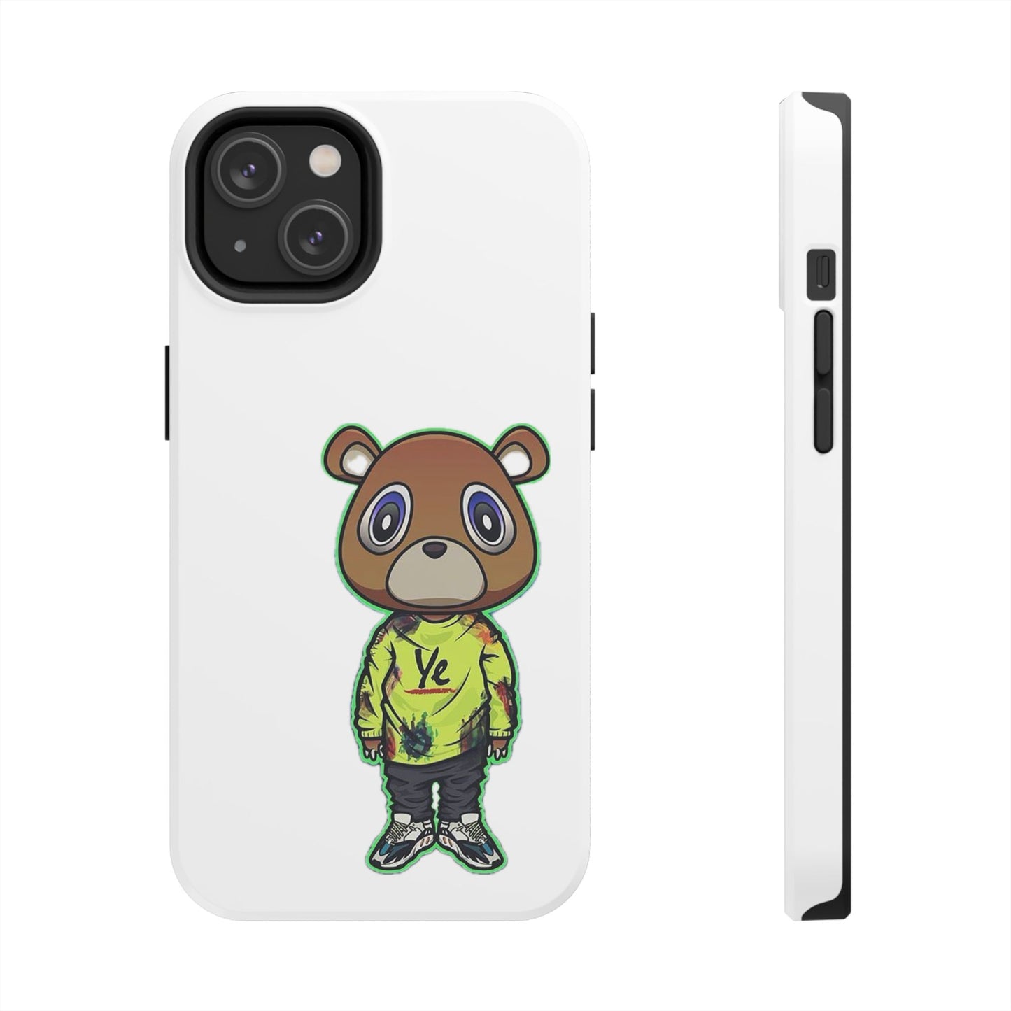 Ye Bear Tough Phone Cases with Cartoon Design - Unique Phone Cover, Durable Mobile Case, Cool Gift for Teens, Fun Accessory for Everyday Use