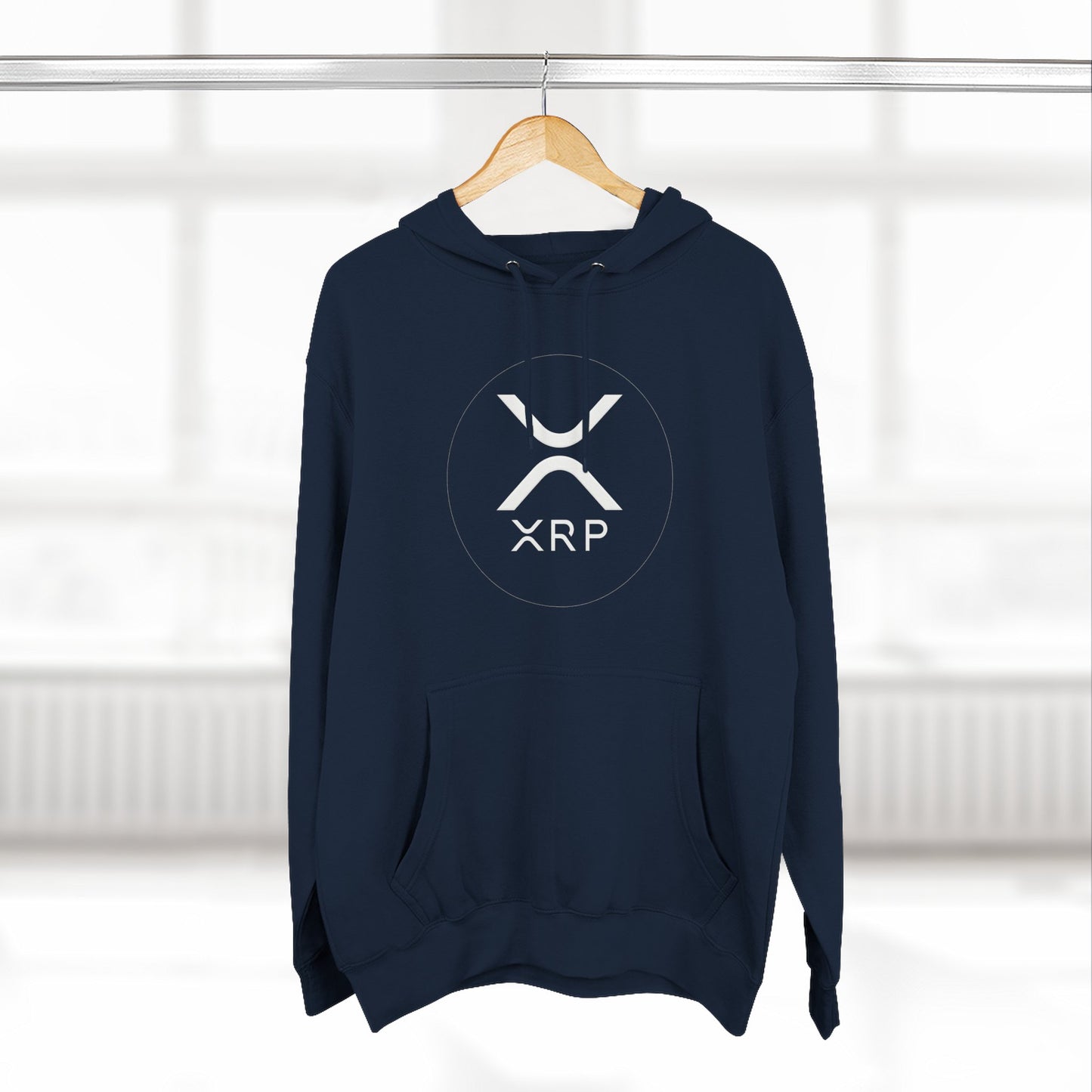 XRP Cozy Three-Panel Fleece Hoodie for Relaxed Casual Style, Perfect for Lounging, Gifting, Everyday Wear, and Cozy Nights
