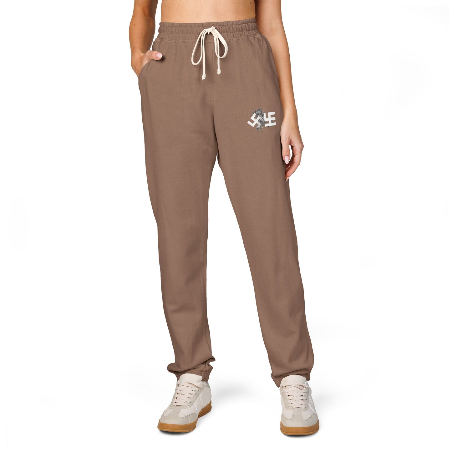 Swasticoin Cozy Sunset Fleece Sweatpants for Relaxed Days, Lounge Pants, Casual Wear, Gift for Him/Her, Beach Vibe, Outdoor Comfort