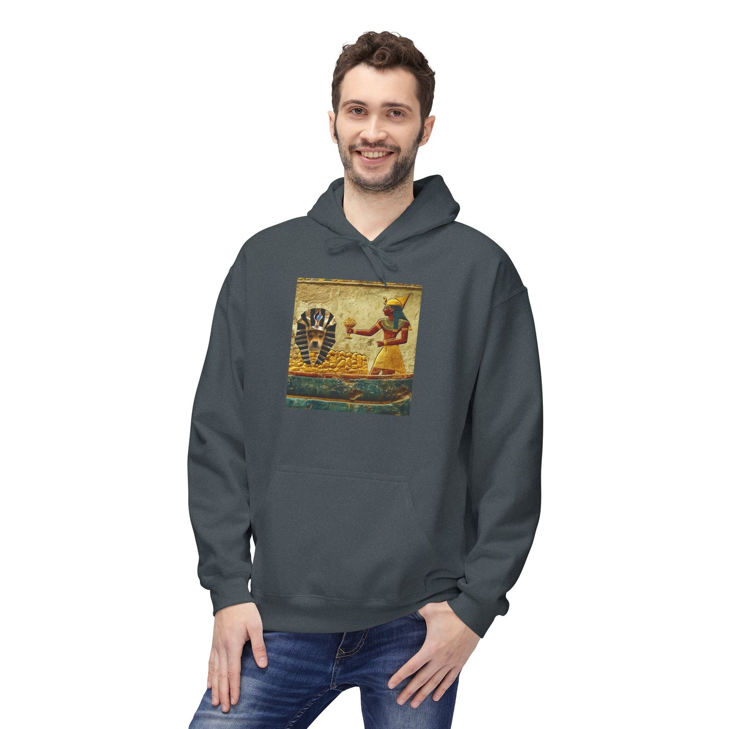 WIF Art Hoodie, Cozy Fleece Pullover for Art Lovers, Unique Gift for Creative Souls, Perfect for Casual Wear, Art-Inspired Fashion