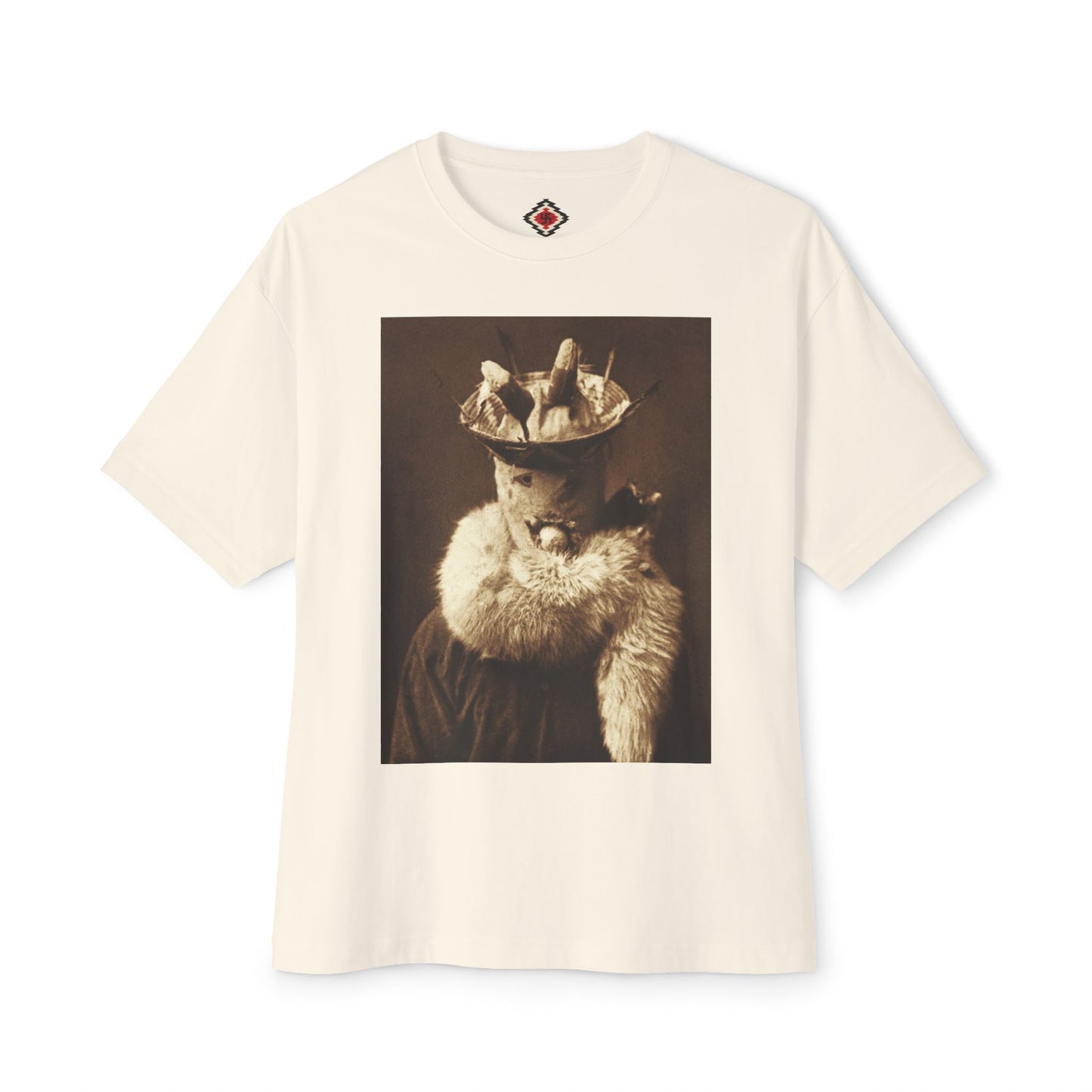 Yei Oversized Tee - Unique Gift, Casual Wear, Vintage Style, Cute Animal T-Shirt