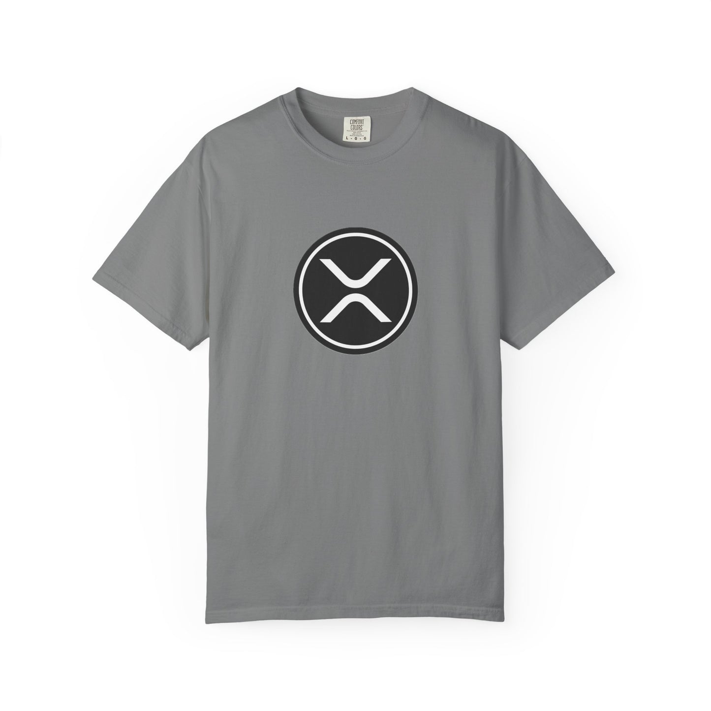XRP Unisex Garment-Dyed T-Shirt with Minimalist Logo, Stylish Casual Wear, Perfect for Gifts, Everyday Comfort, Cool Streetwear