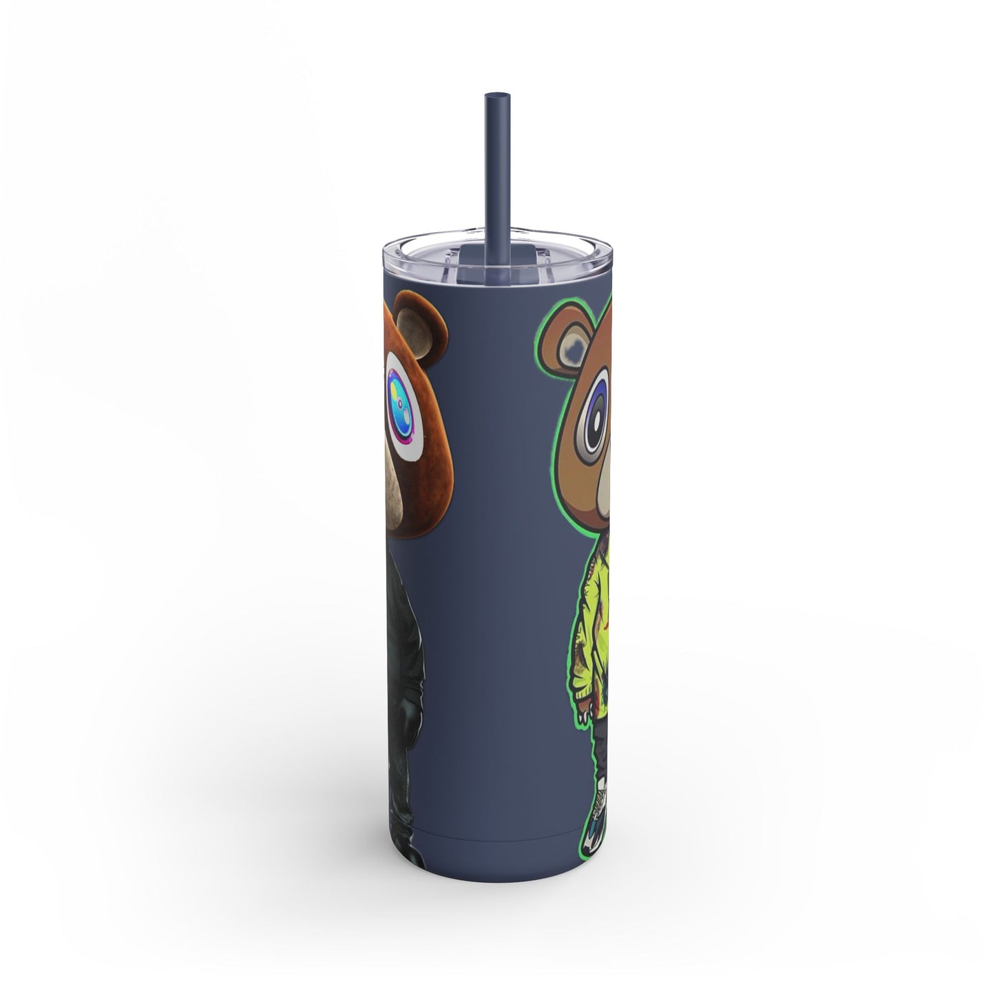 Ye Bear Tumbler, Cute Cartoon Drinkware, Funny Gift for Fans, Perfect for Birthdays & Holidays, 20oz Skinny Cup