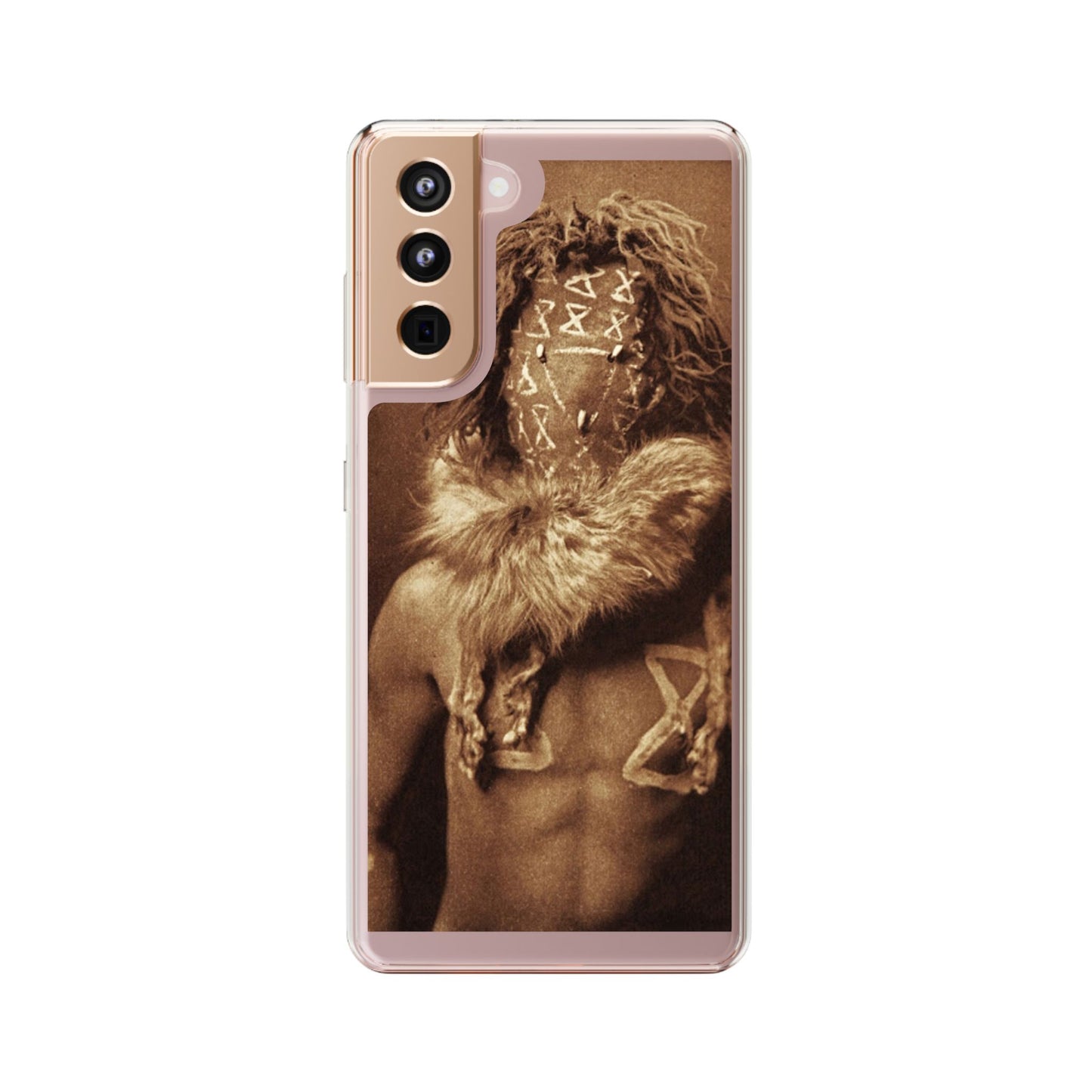 Yei Artistic Clear Phone Case for Unique Expression, Phone Accessories, Nature Lovers, Boho Style, Gift for Him/Her