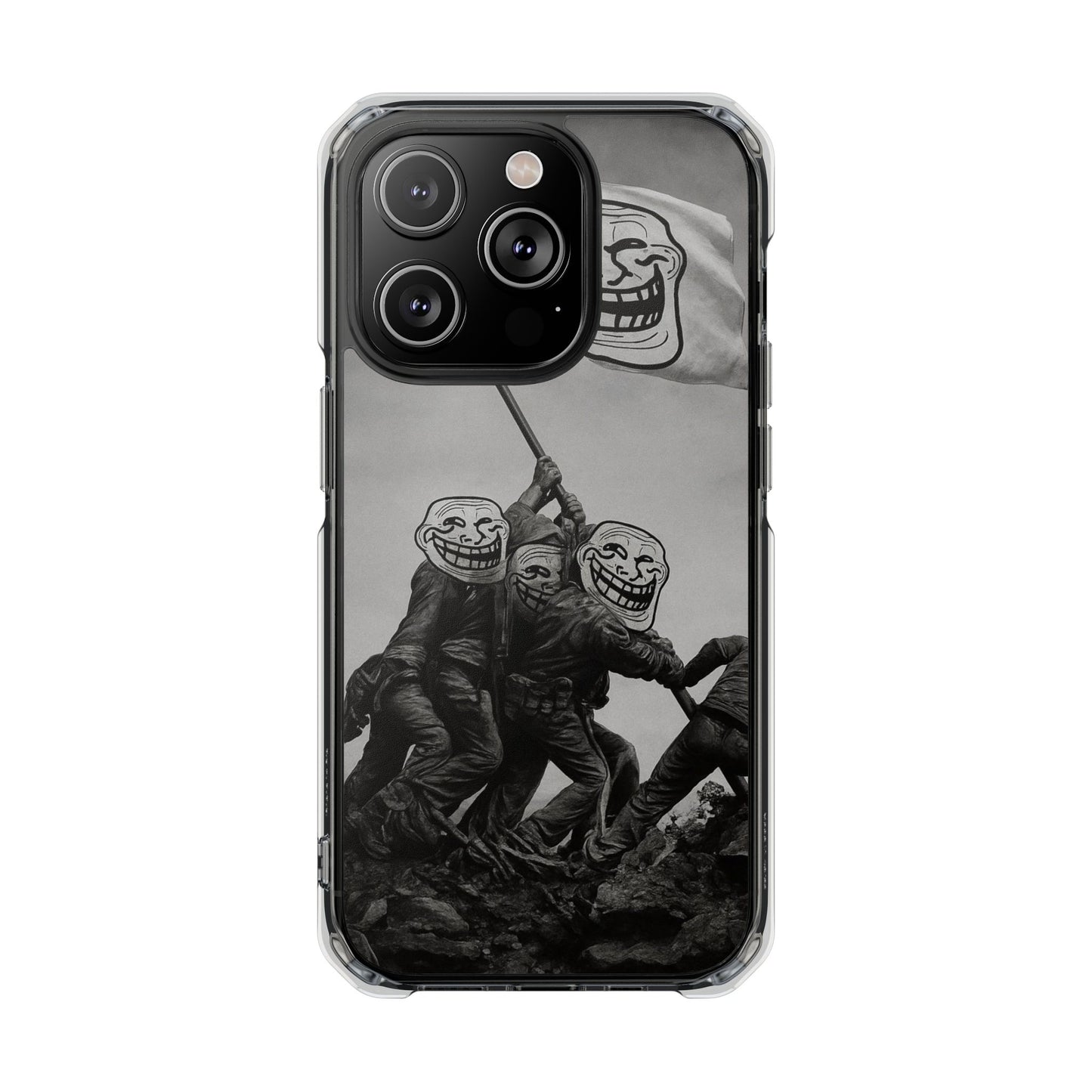 TROLL Flag Phone Case, Trendy Phone Cover, Gift for Gamers, Unique Phone Accessory, Funny Phone Protection