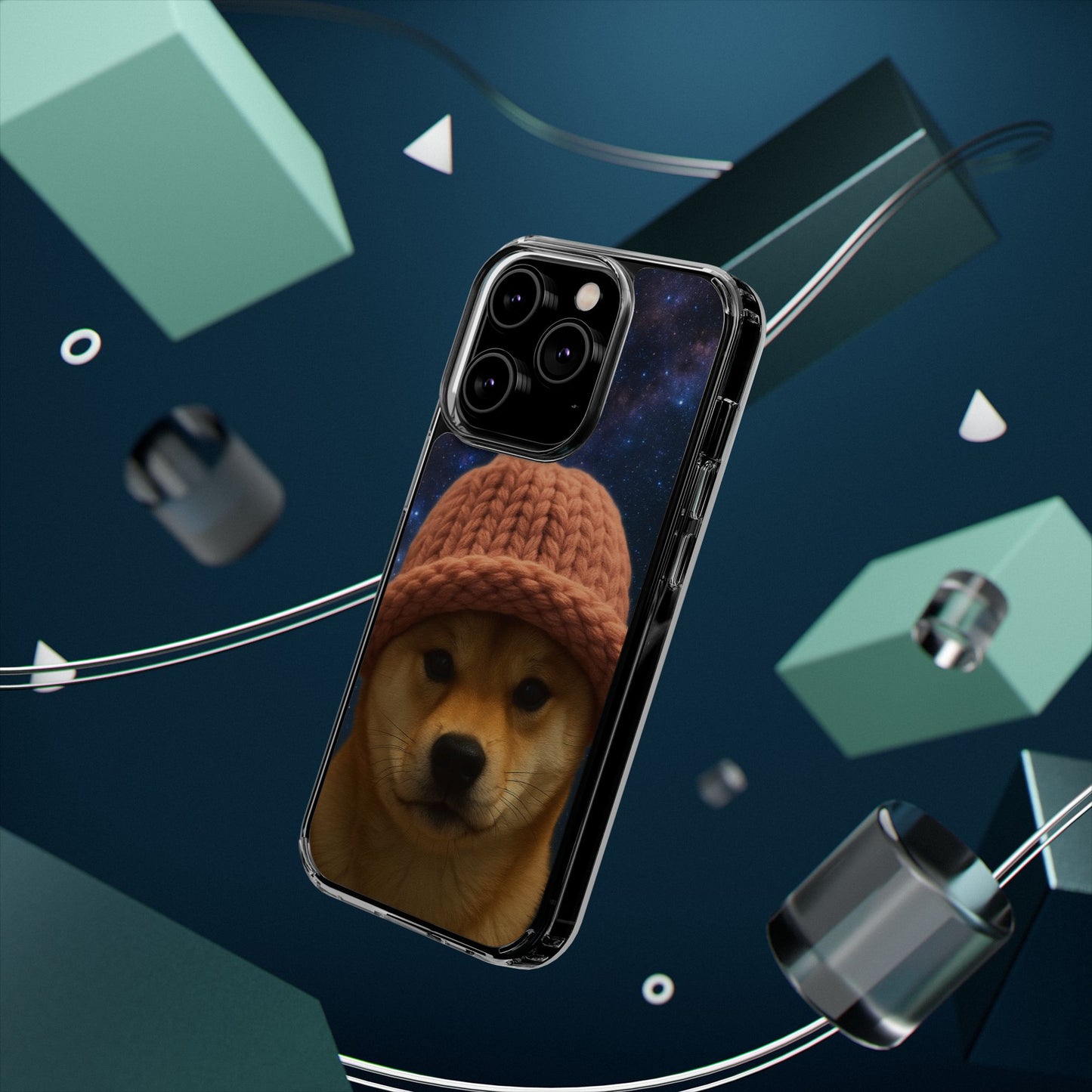 WIF Lovers Clear Phone Case, Cute Phone Cover for Animal Lovers, Pet Gift, Trendy Smartphone Accessory, Unique Dog Case